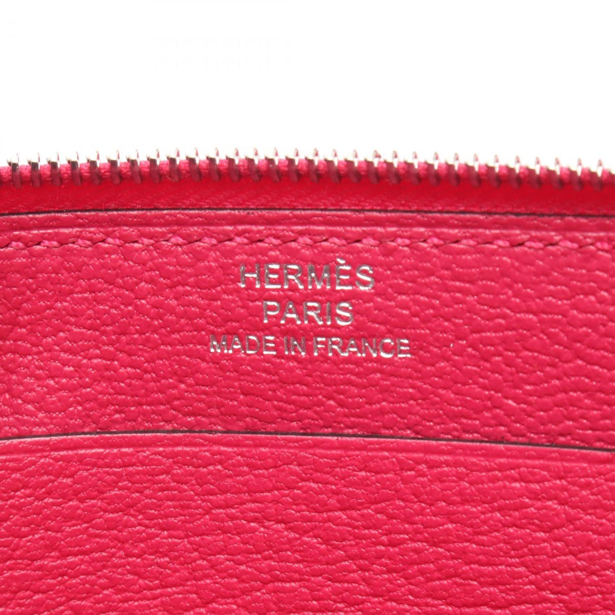 Hermes Pink Leather Pouch (Pre-Owned)