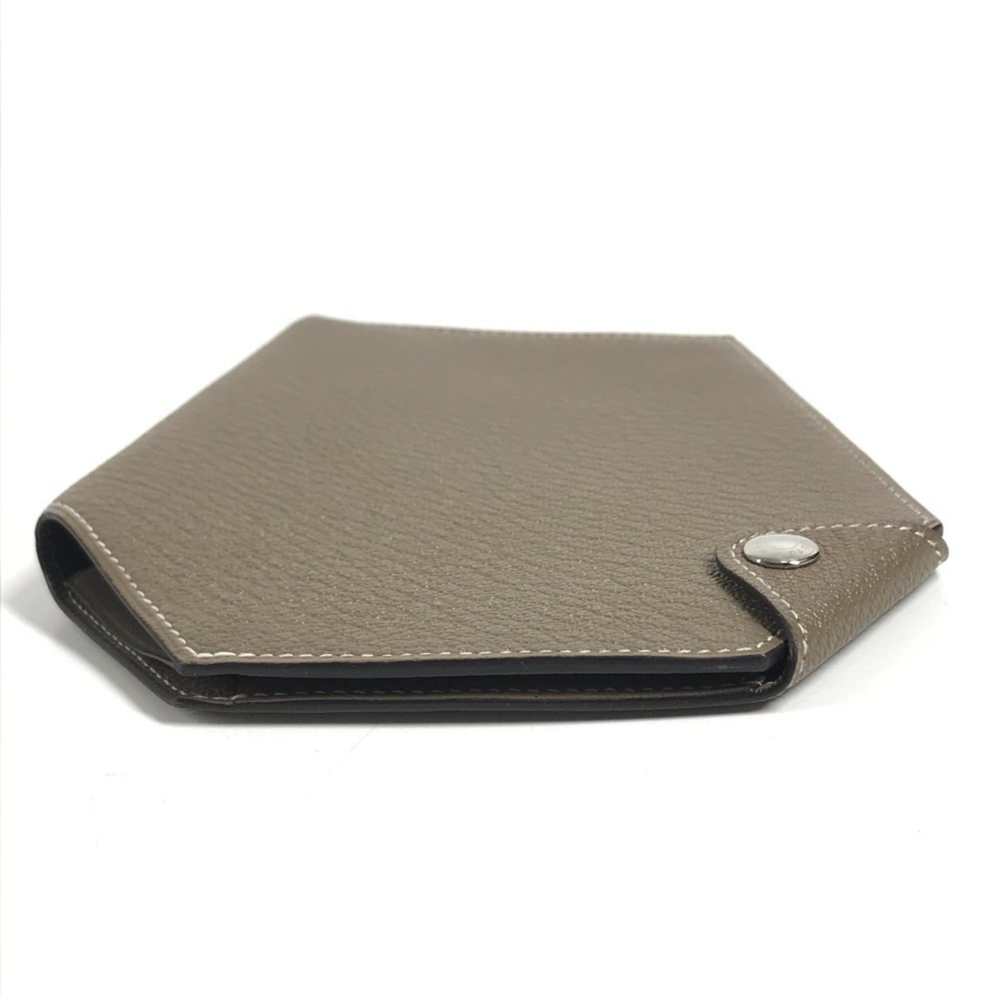 Hermes Etoupe Gray Gray Chevre Leather (Pre-Owned)