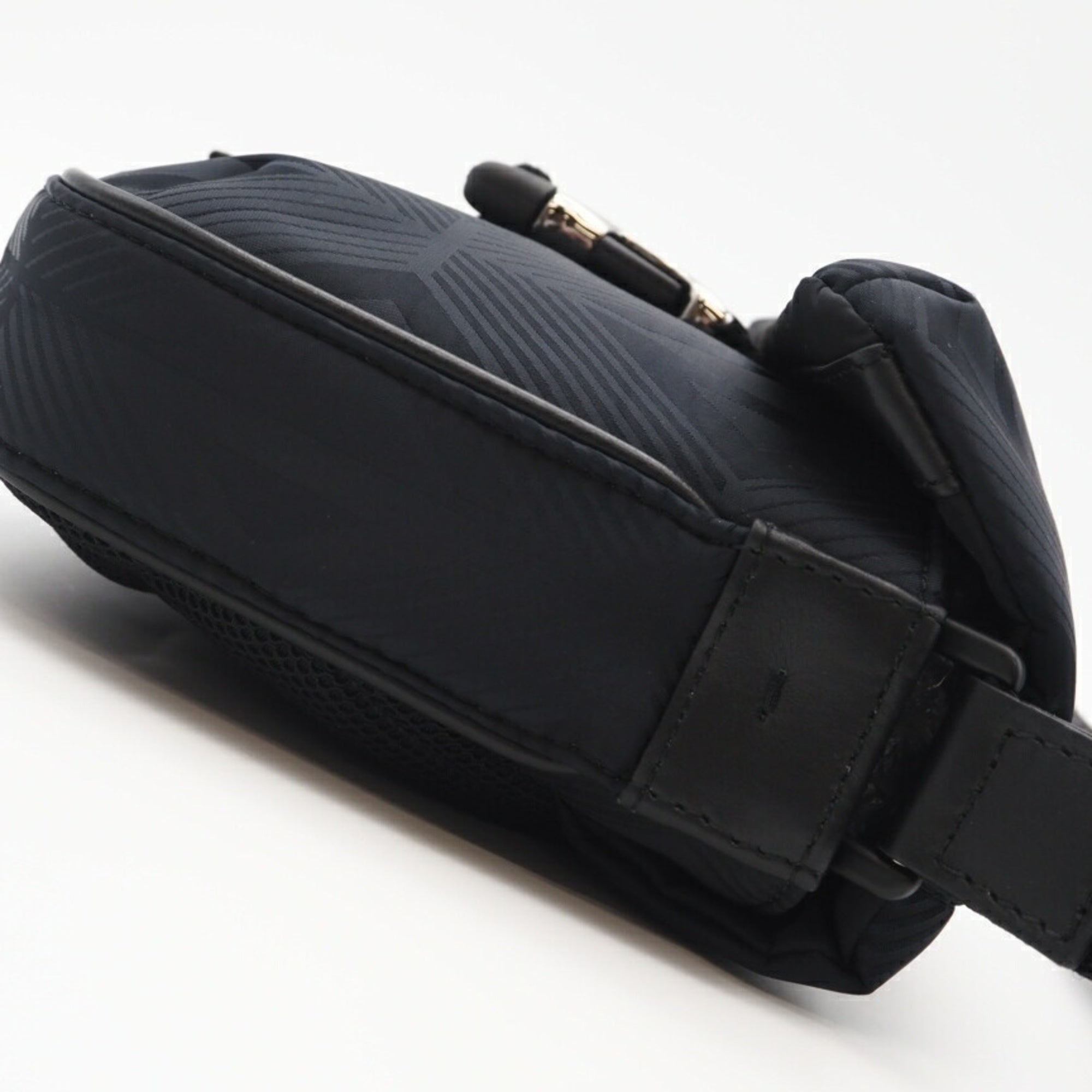 Christian Dior Navy Coated Canvas Shoulder Bag (Pre-Owned)