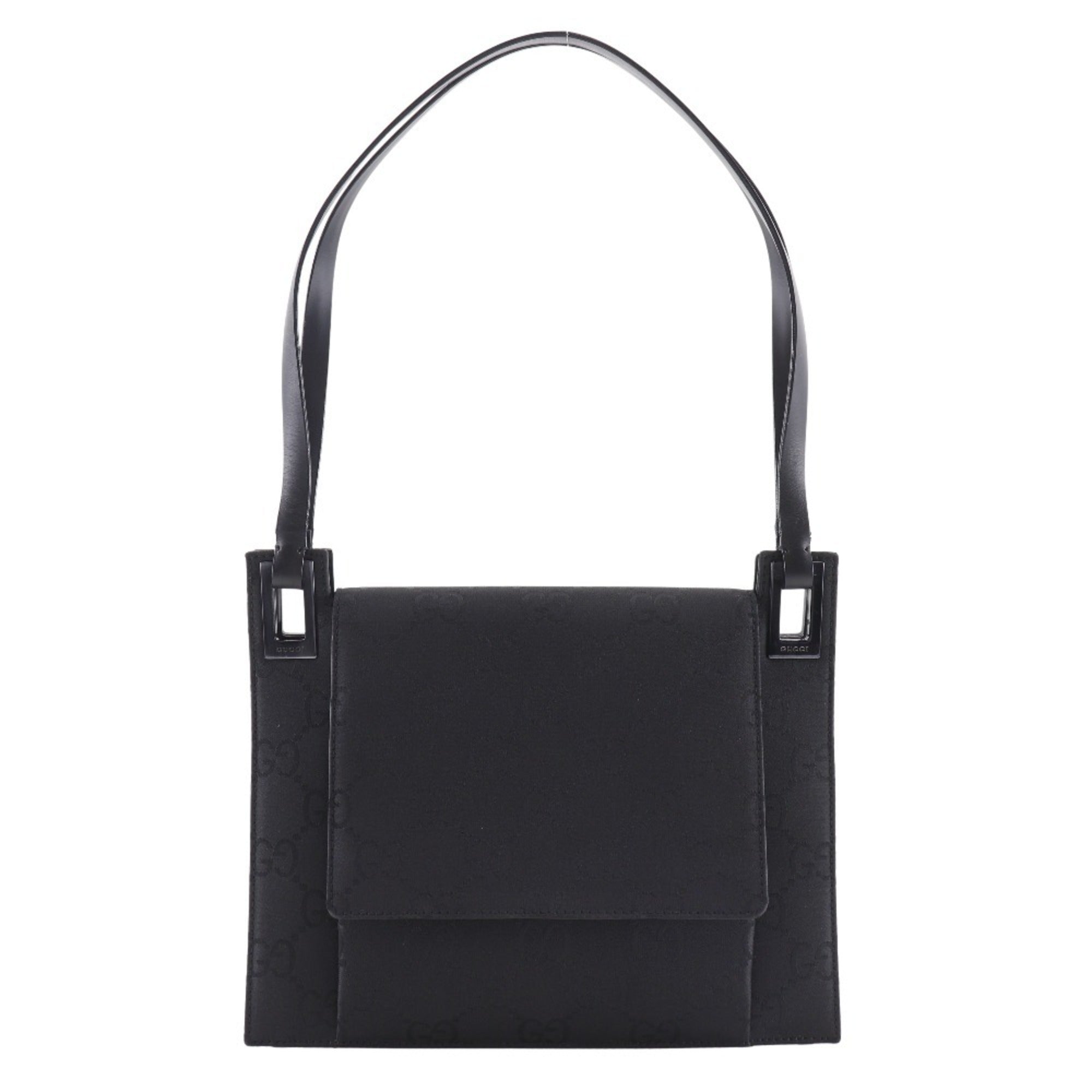 Gucci Black Satin Tote Bag (Pre-Owned)