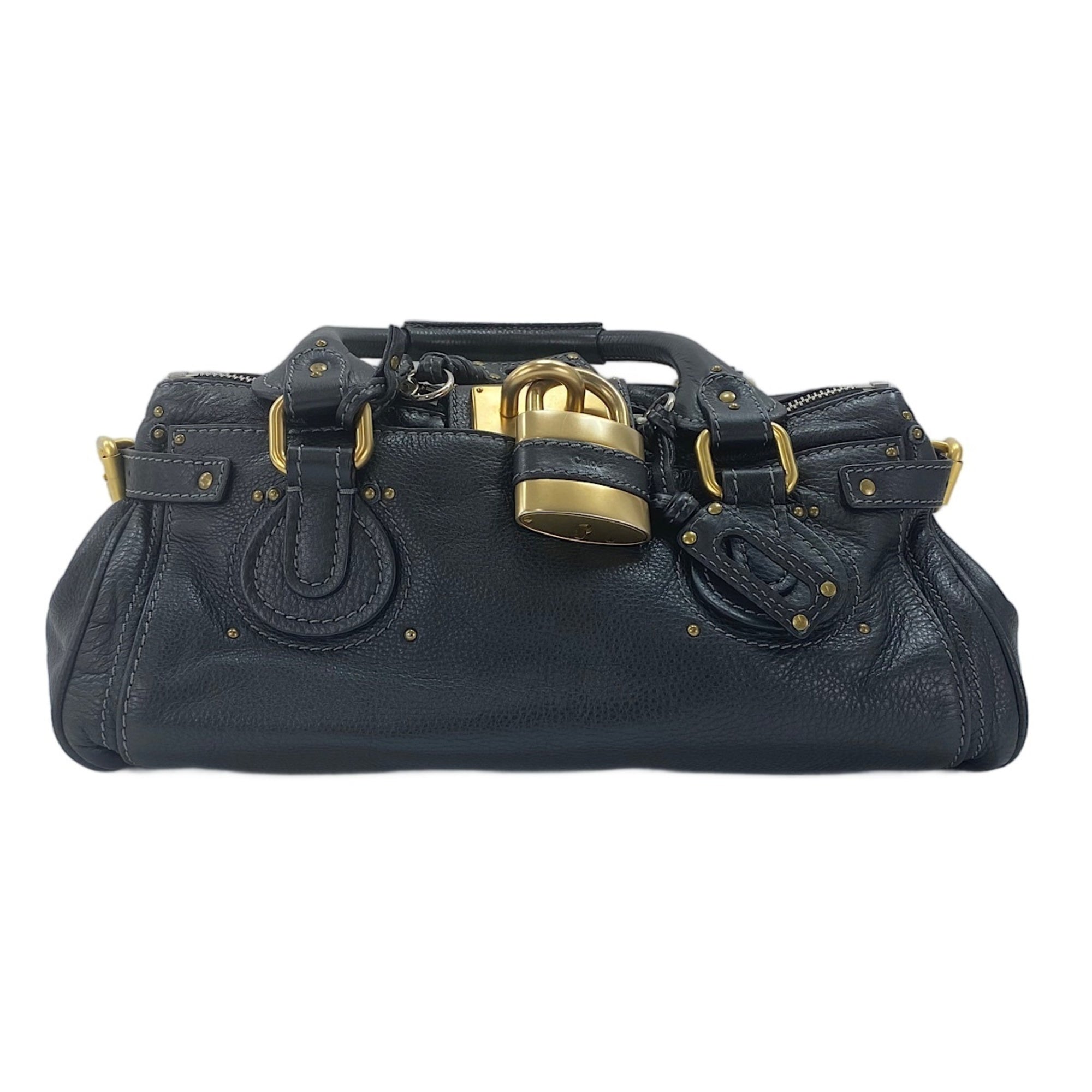 Chloé Paddington Black Handbag (Pre-Owned)