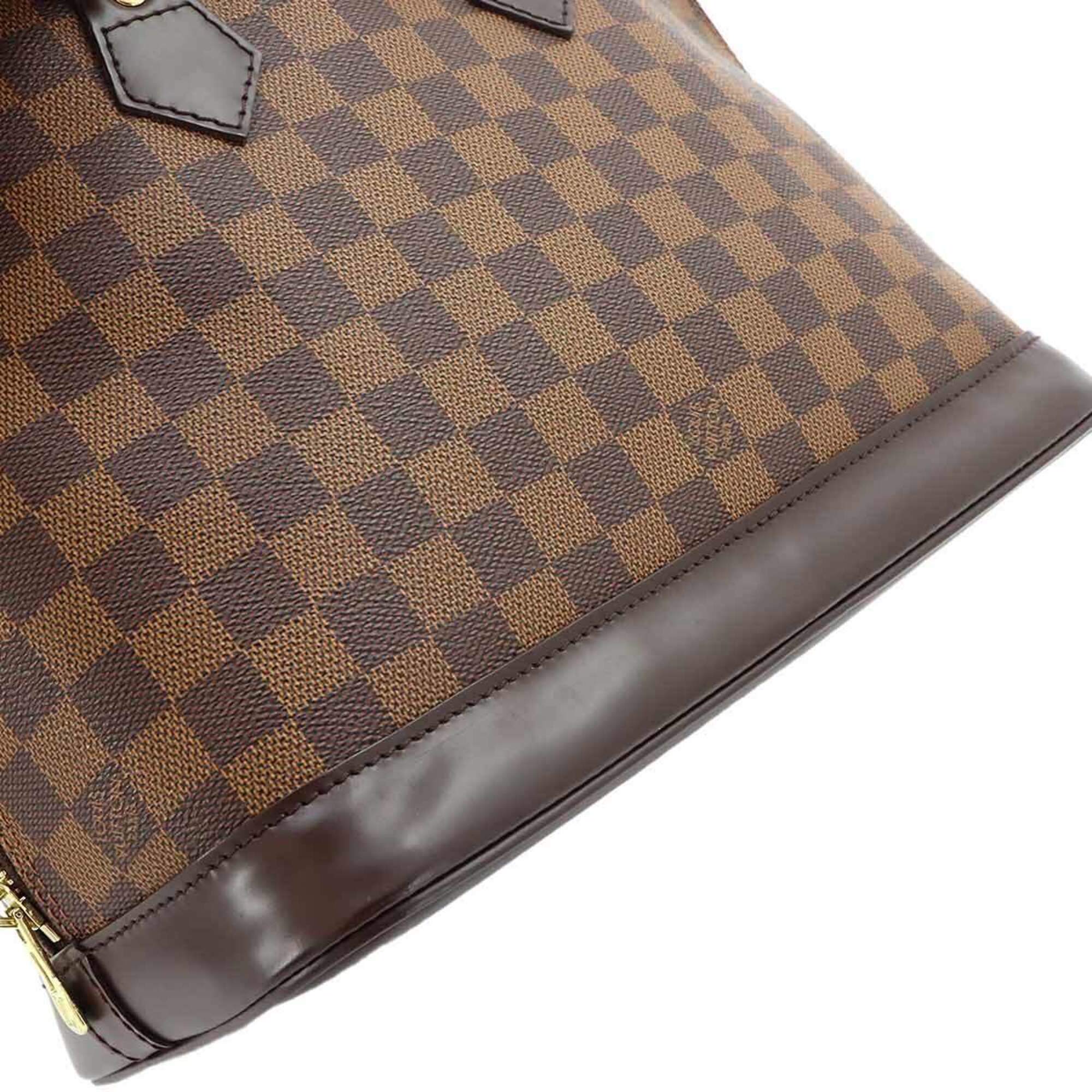 Louis Vuitton Ebene Damier Canvas Handbag (Pre-Owned)