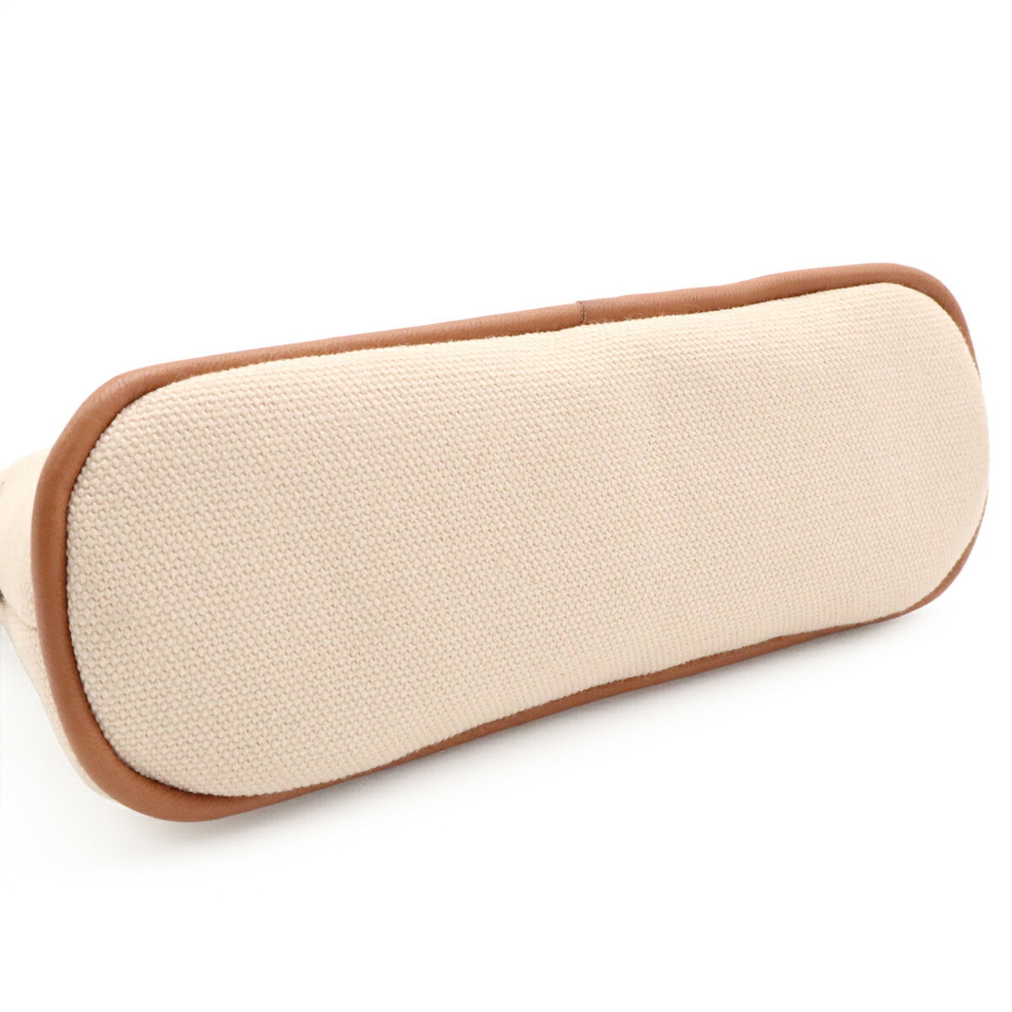 Hermes Natural Cotton Canvas Handbag Pouch (Pre-Owned)