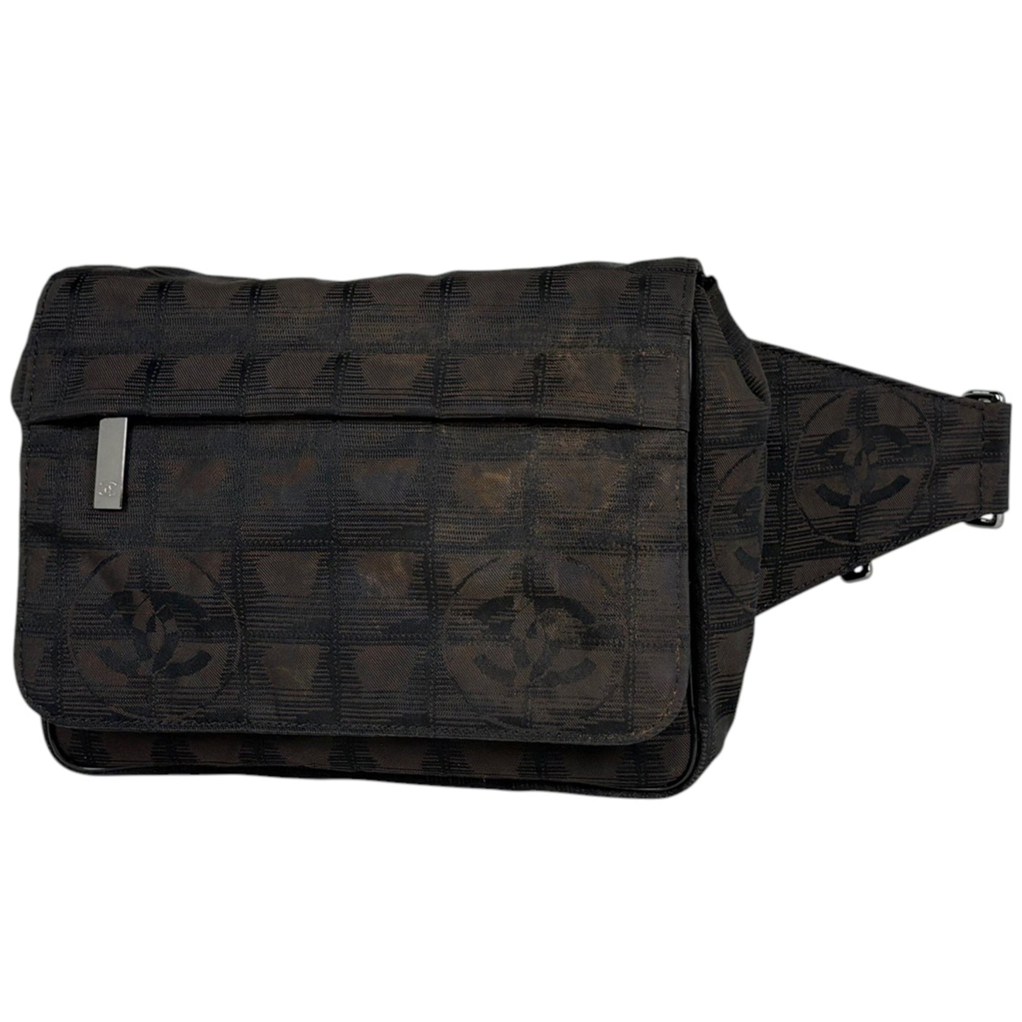 Chanel Dark Brown New Travel Line Fanny Pack (Pre-Owned)