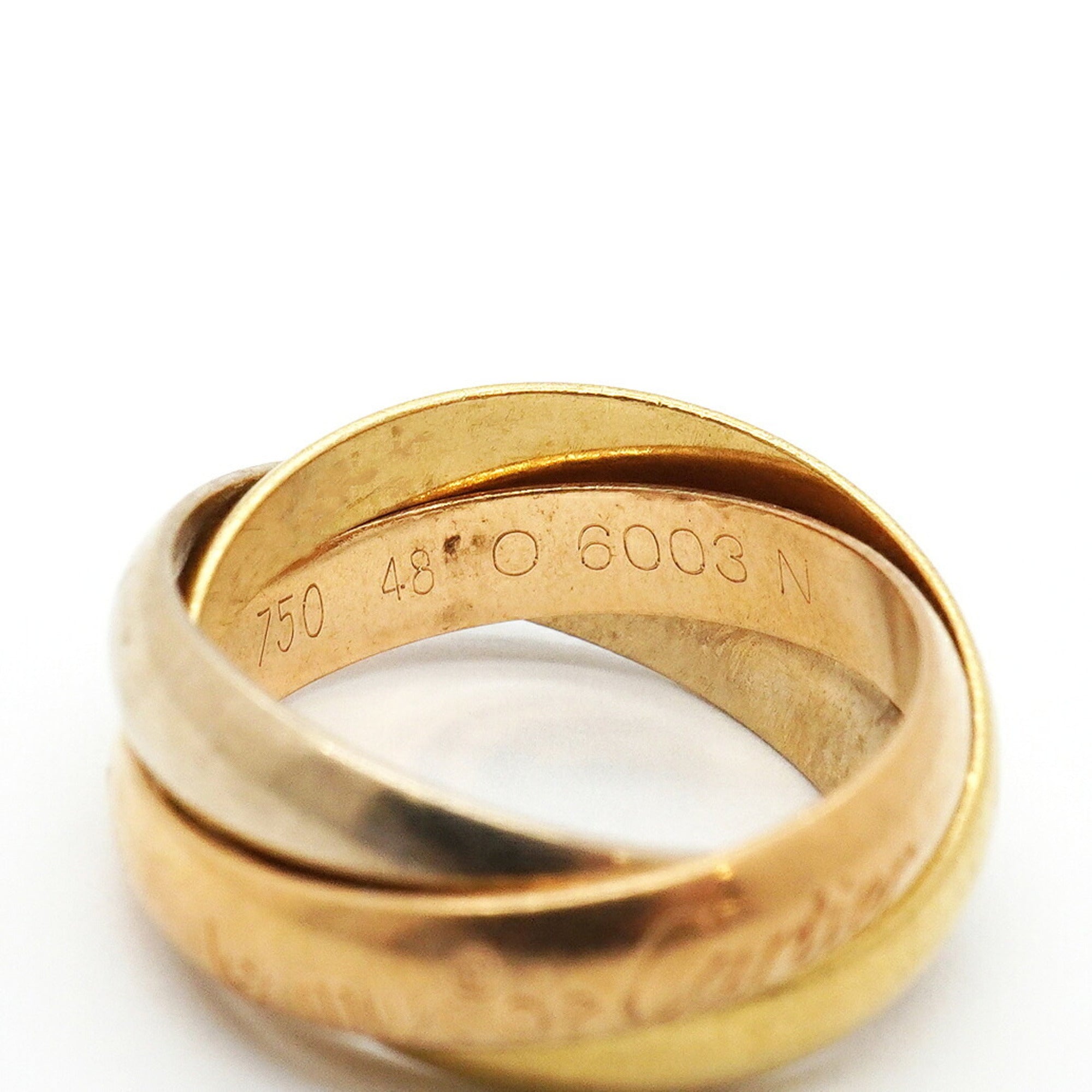 Cartier Yellow Gold (18K) Pink Gold (18K) White Gold (18K) Band Ring (Pre-Owned)