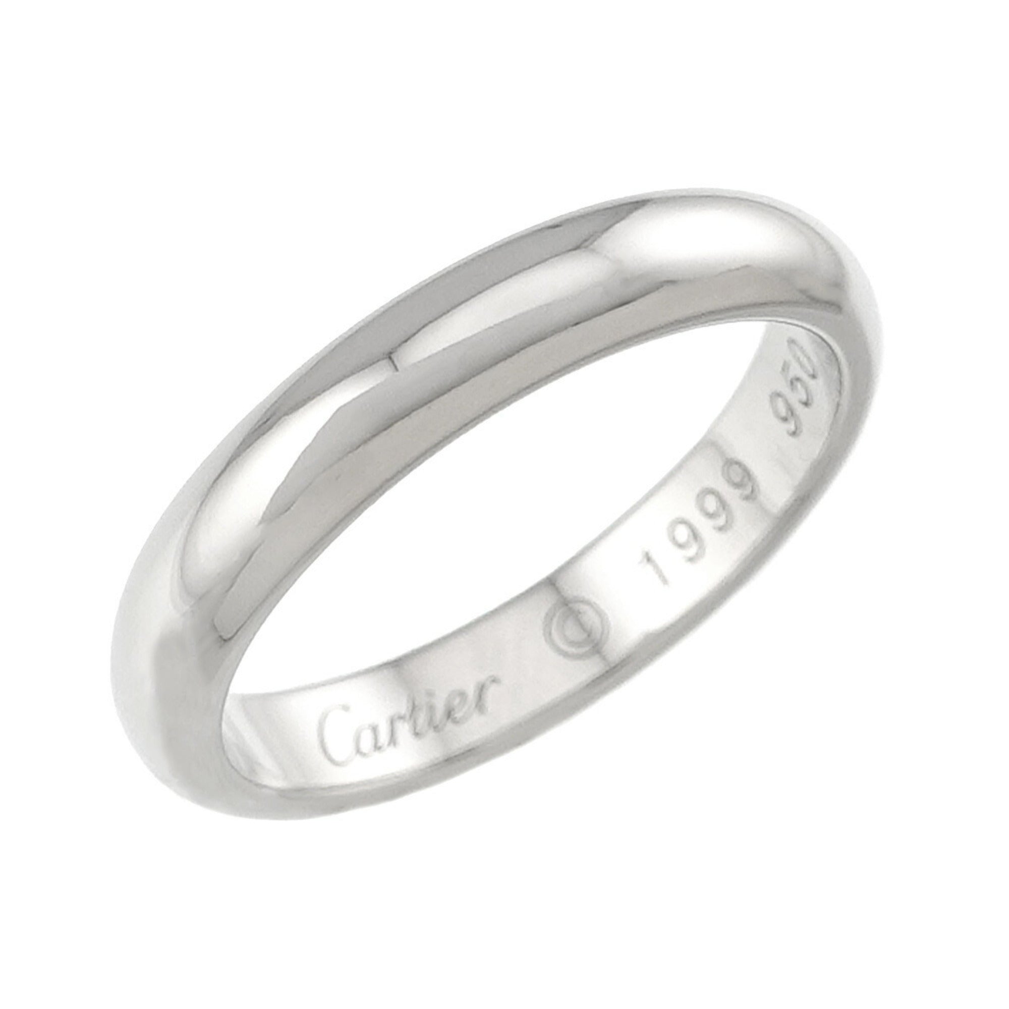 Cartier Platinum 950 Band Ring (Pre-Owned)
