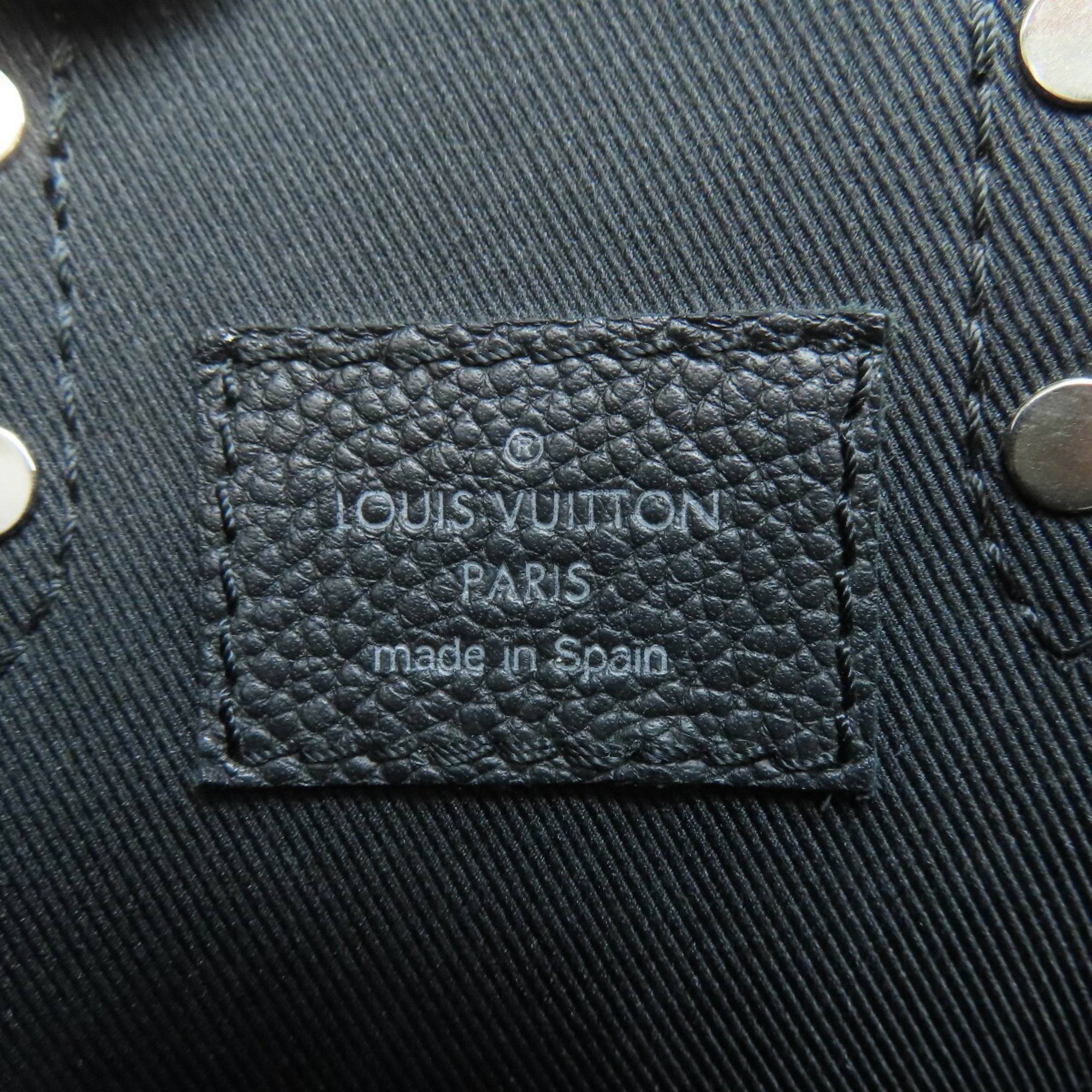 Louis Vuitton Black Damier Canvas Handbag (Pre-Owned)