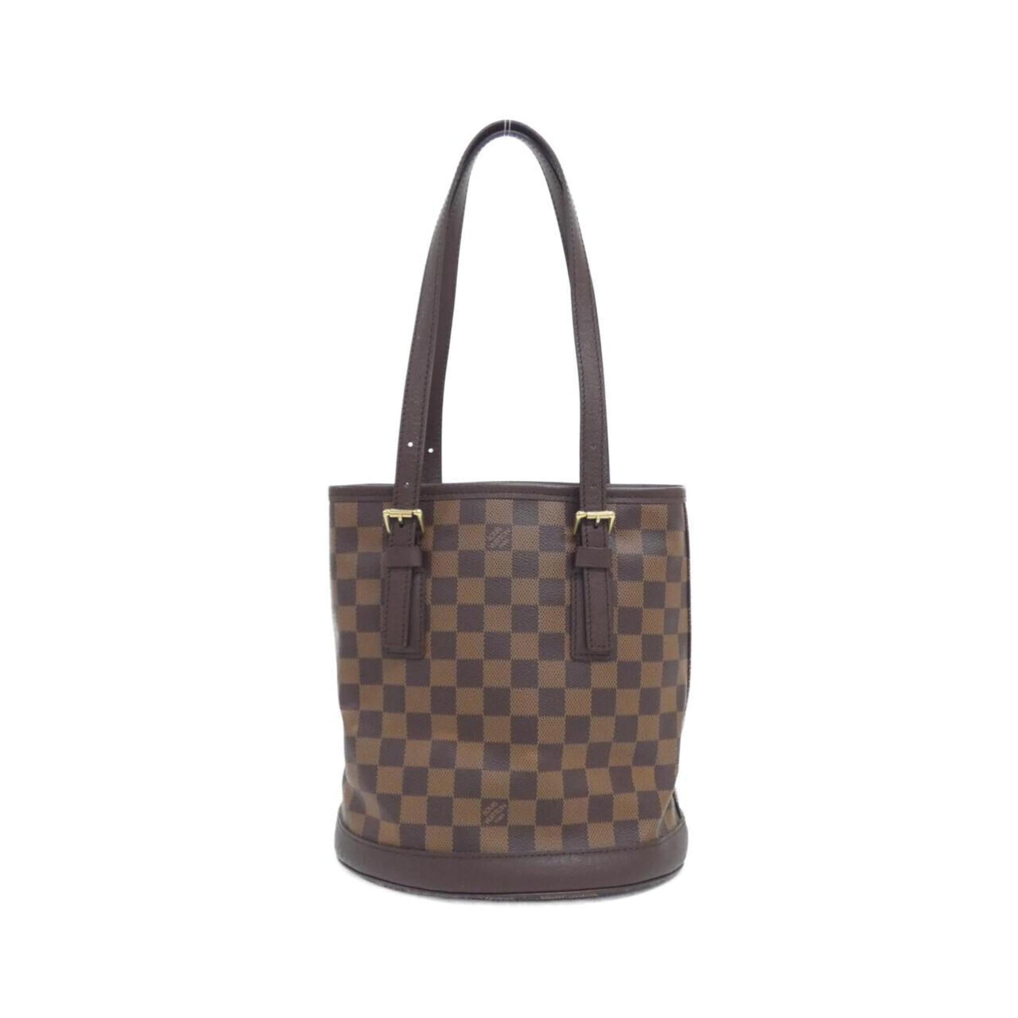 Louis Vuitton Brown Coated Canvas Shoulder Bag (Pre-Owned)