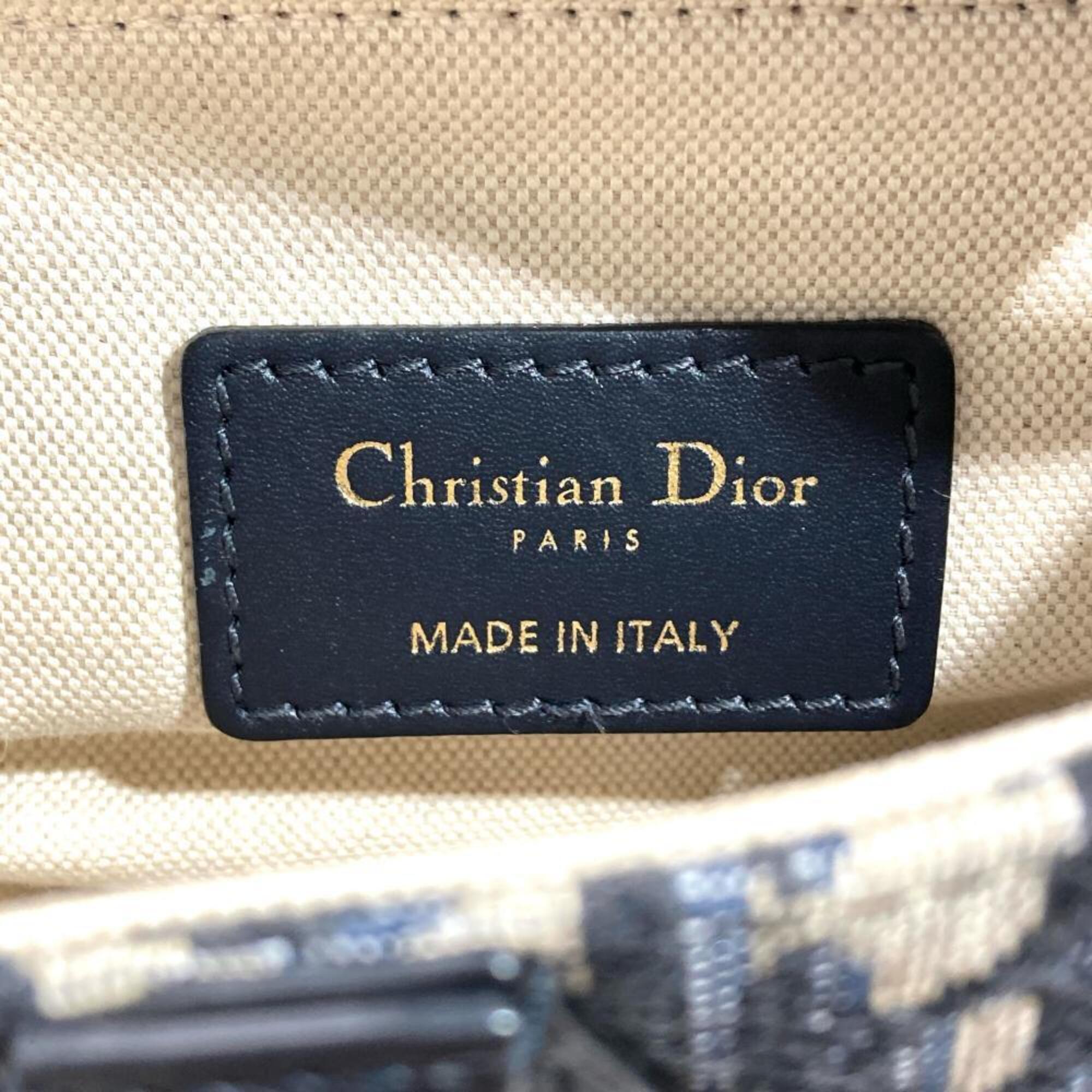 Christian Dior Navy Saddle Bag Shoulder Bag (Pre-Owned)