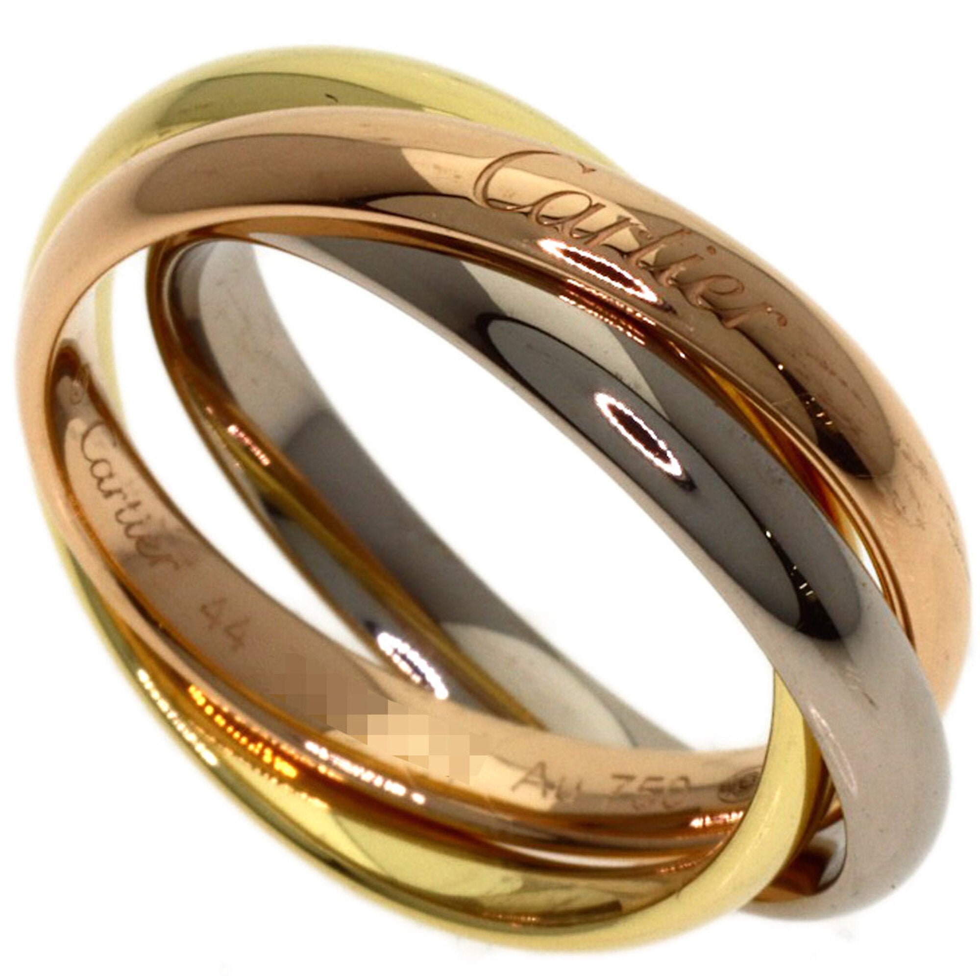 Cartier Yellow Gold (18K) Pink Gold (18K) White Gold (18K) Band Ring (Pre-Owned)