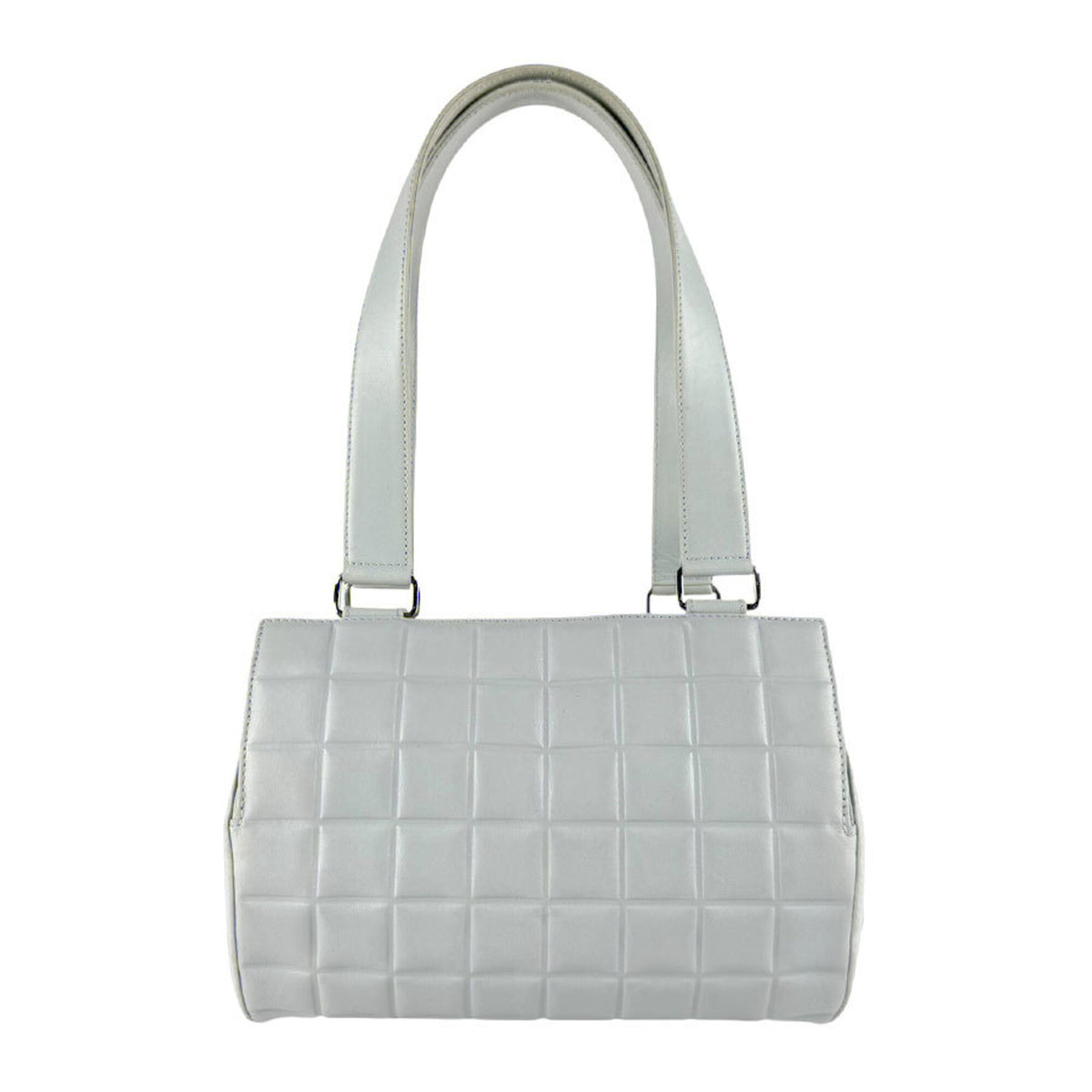 Chanel Light Blue Leather Shoulder Bag (Pre-Owned)