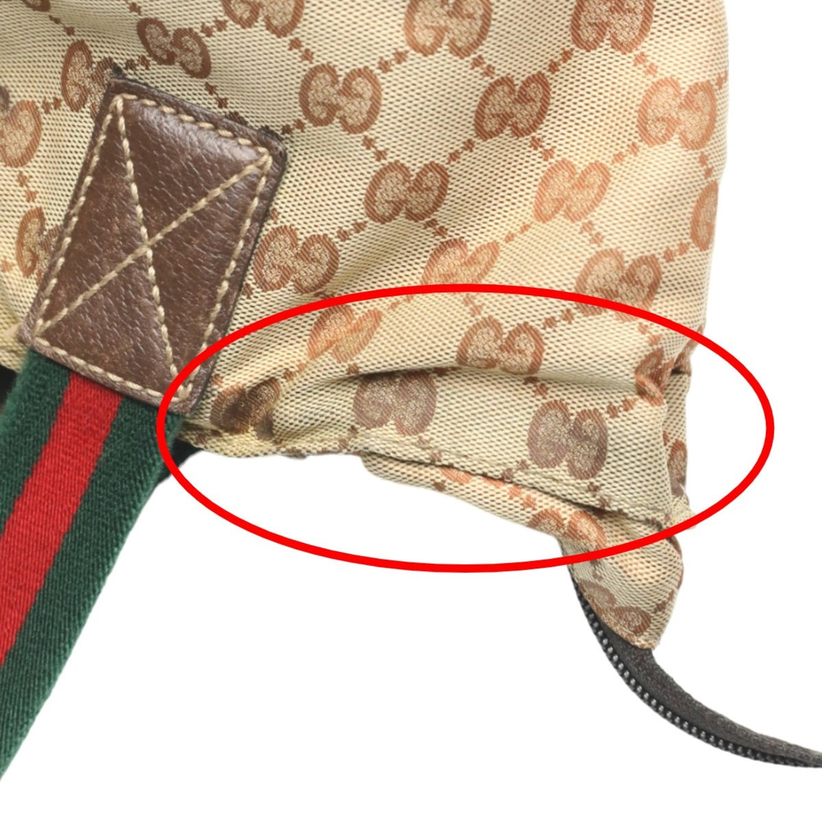 Gucci Gg Canvas Beige Gg Canvas Handbag Tote Bag (Pre-Owned)