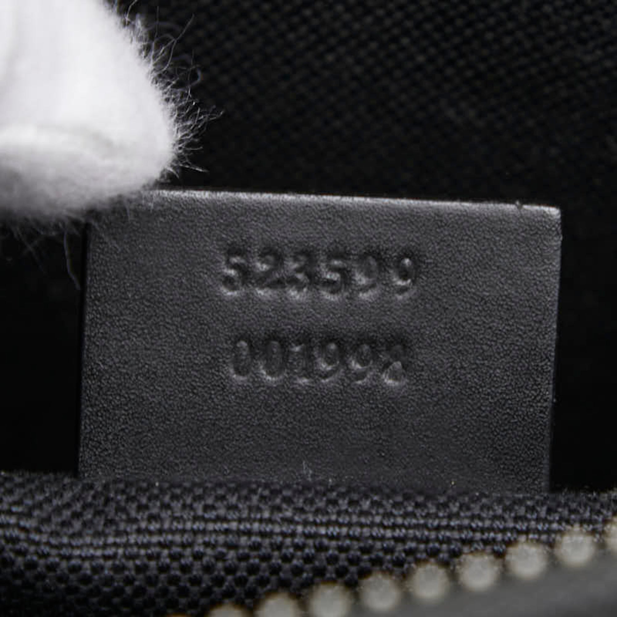 Gucci Sherry Line Black Pvc Leather Shoulder Bag (Pre-Owned)