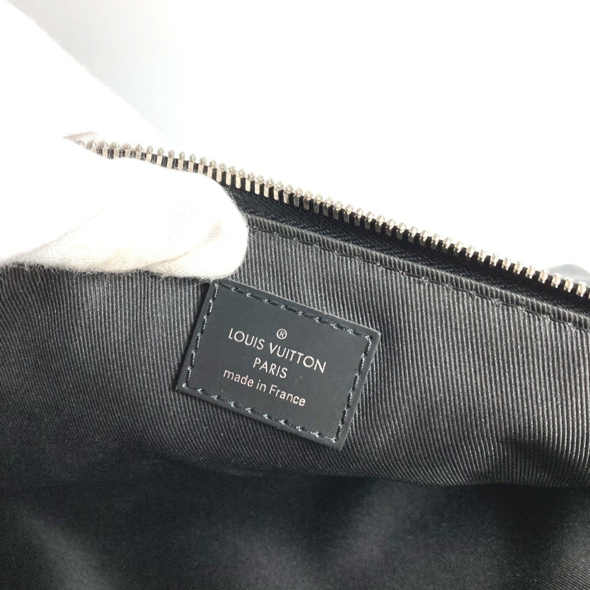 Louis Vuitton Black Damier Graphite Briefcase Handbag Shoulder Bag (Pre-Owned)