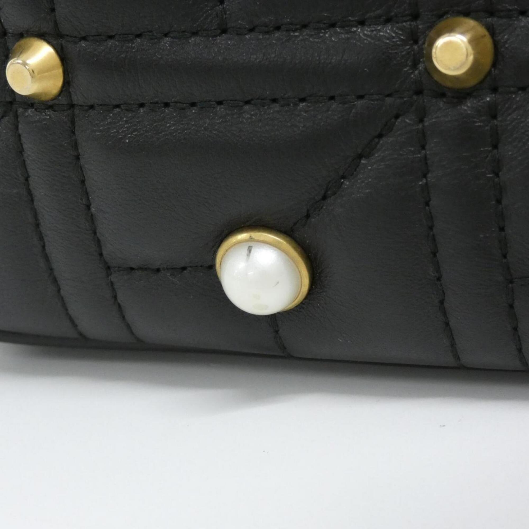 Gucci Black Leather Shoulder Bag (Pre-Owned)