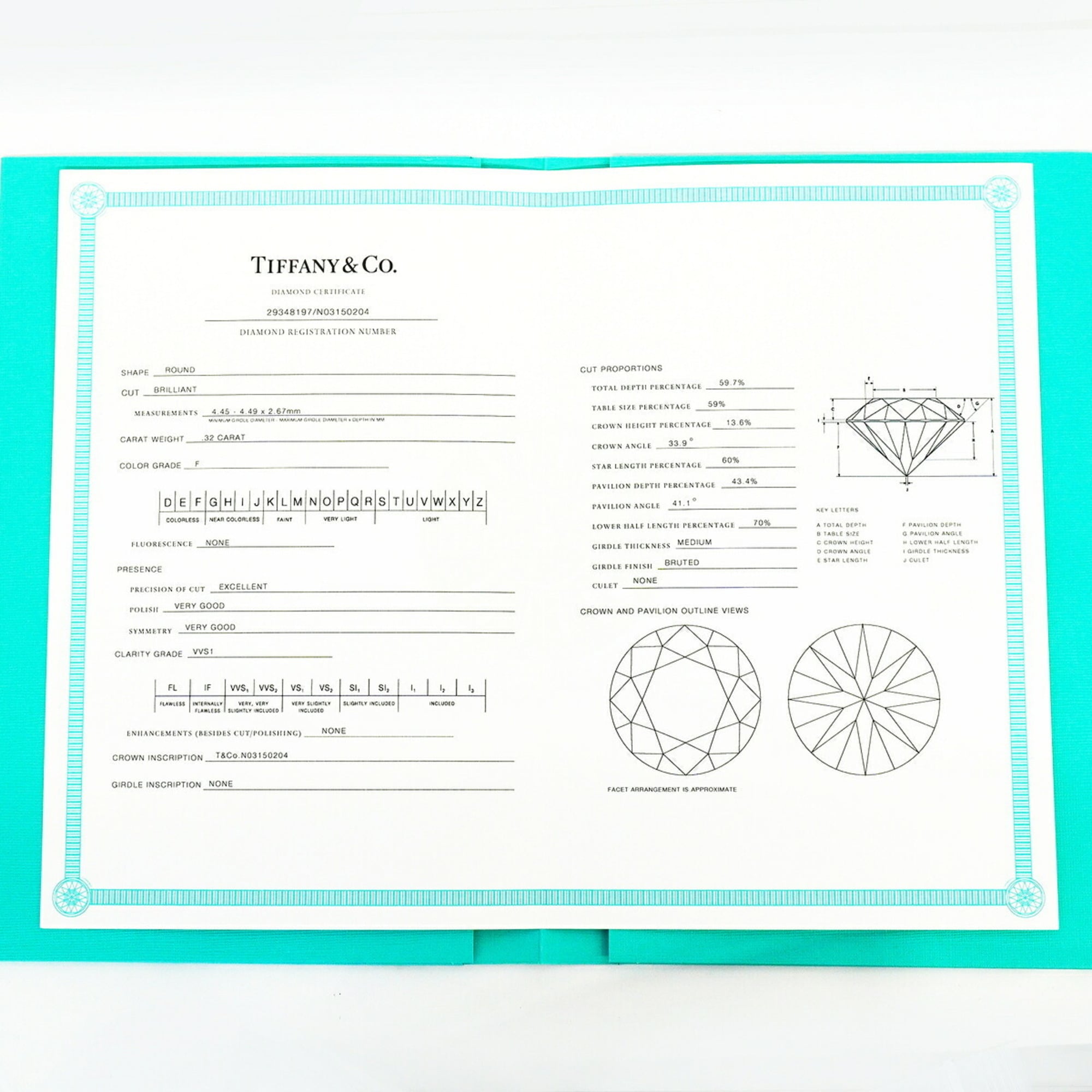 Tiffany Platinum 950 Band Ring (Pre-Owned)