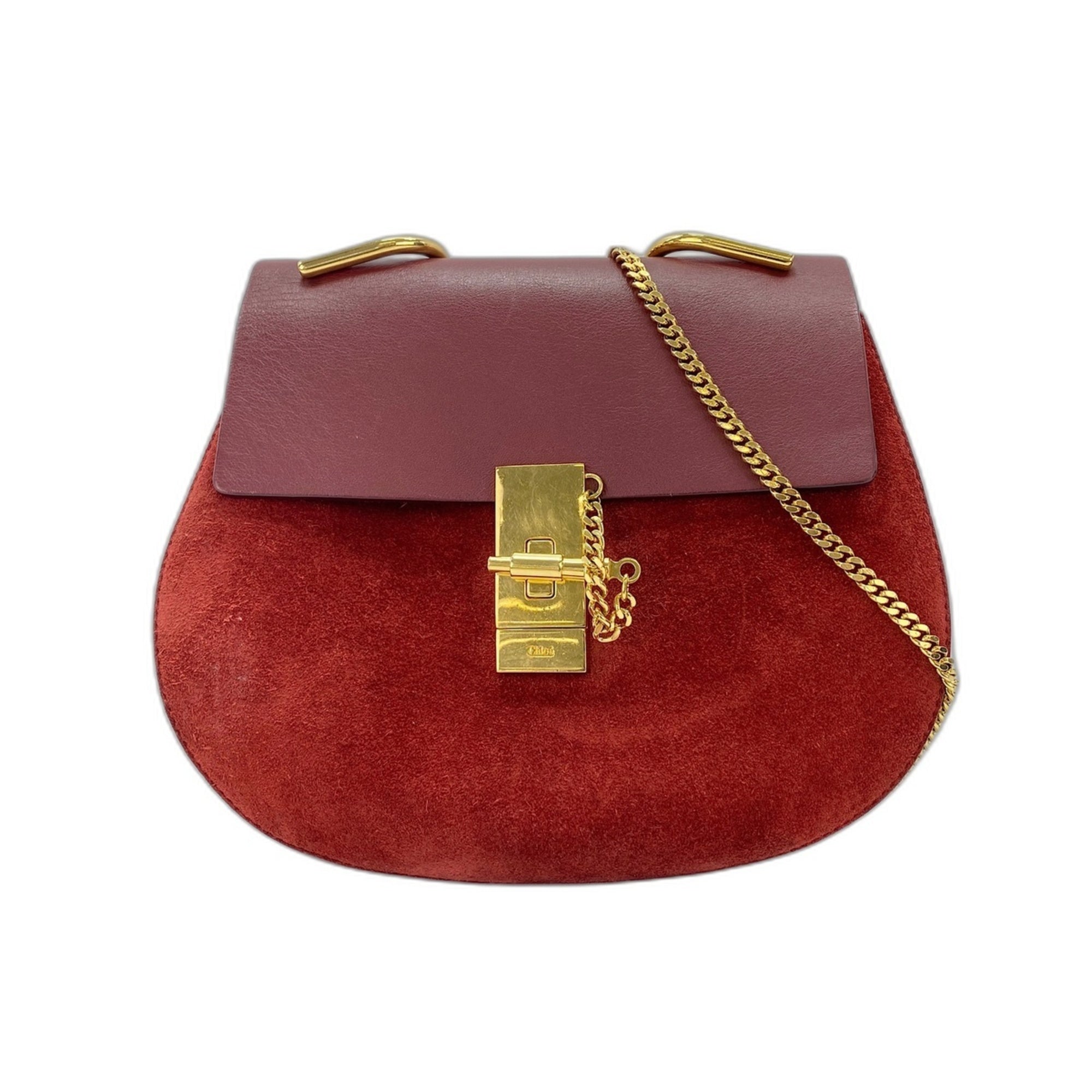 Chloé Red Color Shoulder Bag (Pre-Owned)