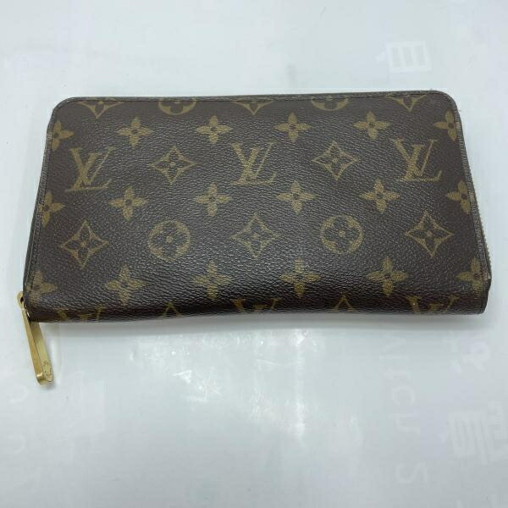 Louis Vuitton Brown Monogram Long Wallet (Bi-Fold) (Pre-Owned)