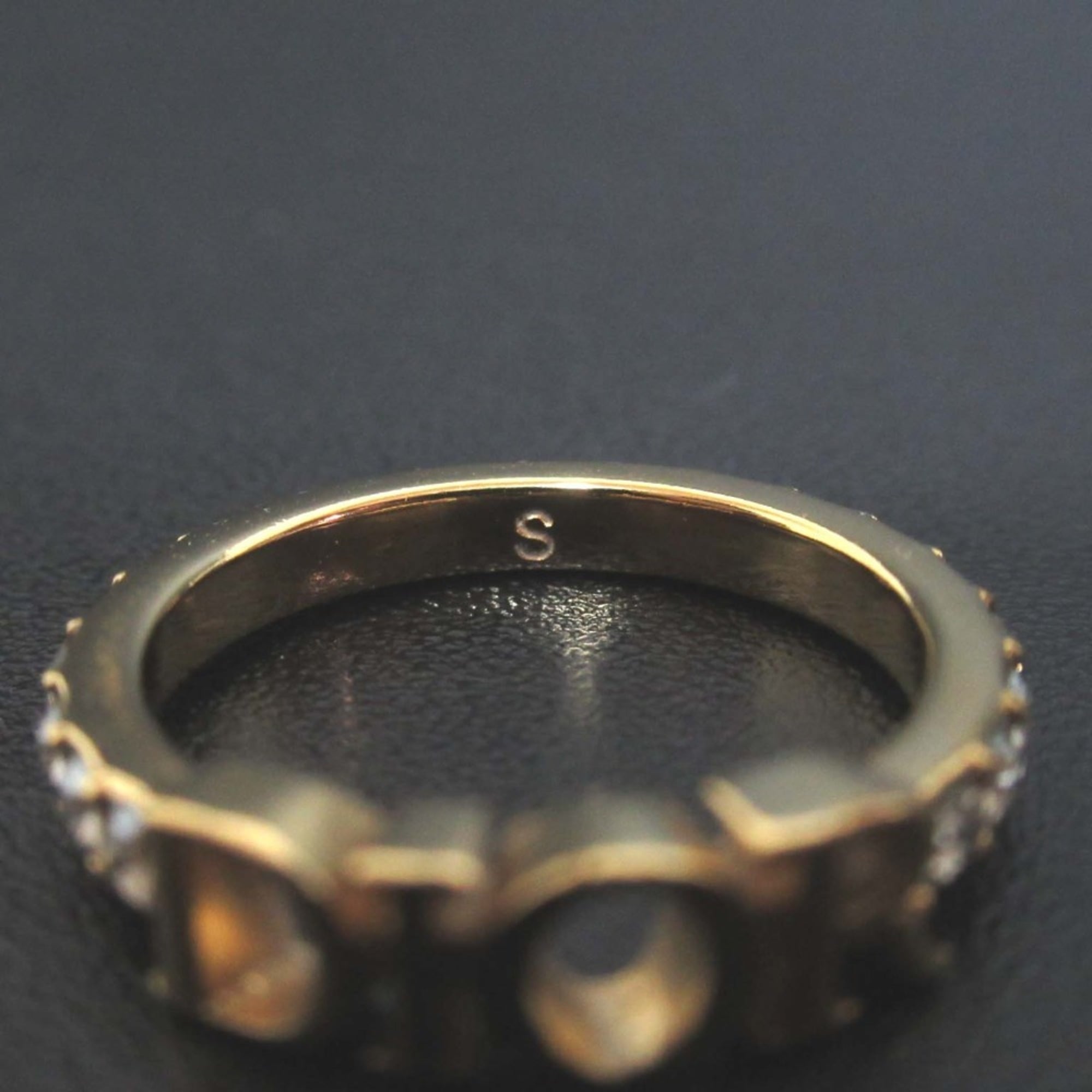 Christian Dior Gold Band Ring (Pre-Owned)