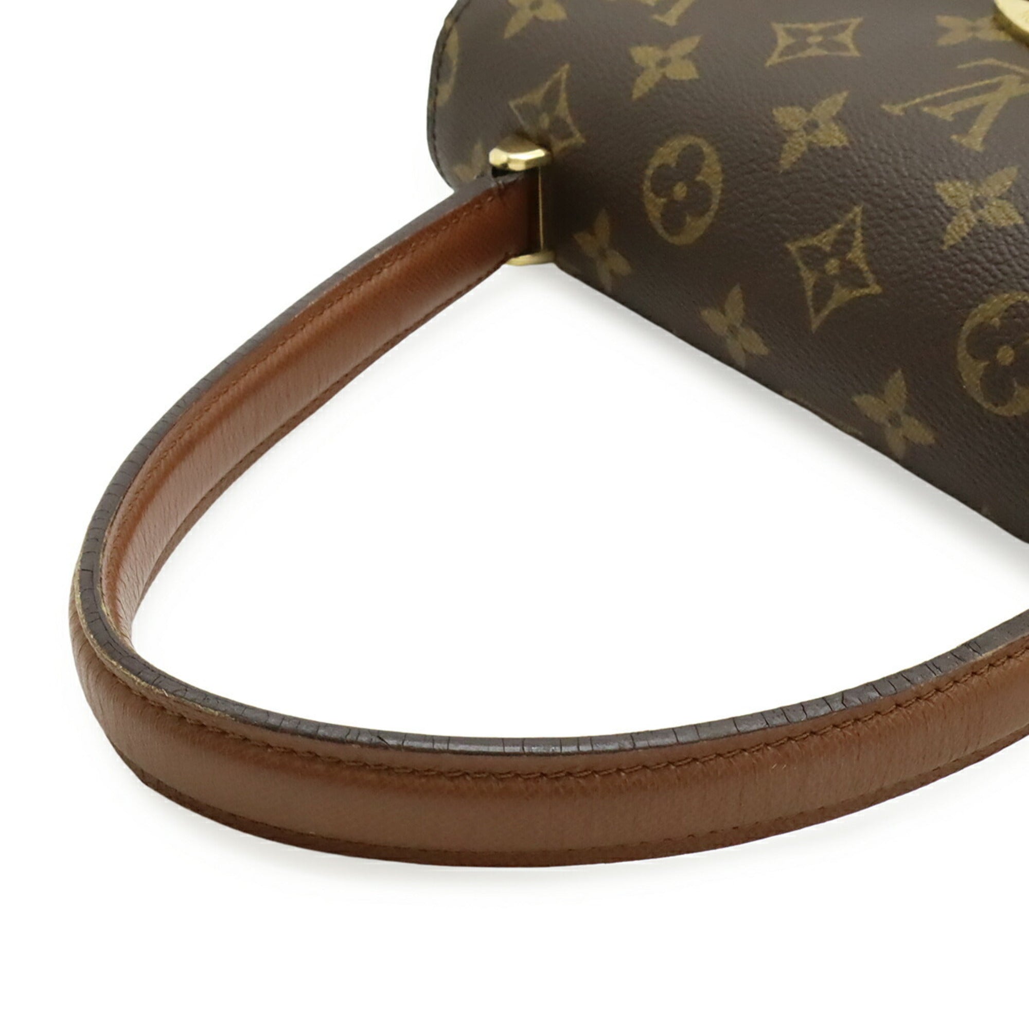 Louis Vuitton Brown Monogram Canvas Pvc Coated Canvas Handbag (Pre-Owned)