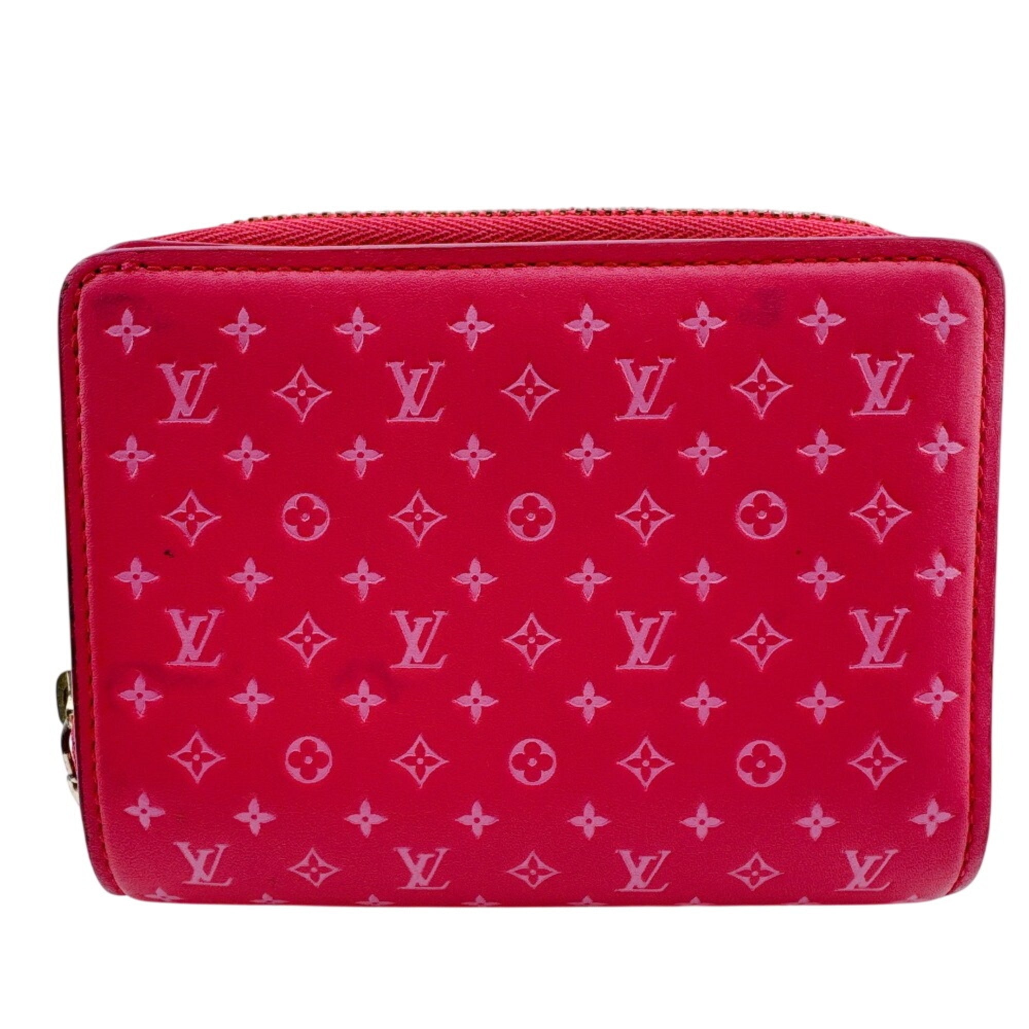 Louis Vuitton Pink Leather Wallet (Bi-Fold) (Pre-Owned)