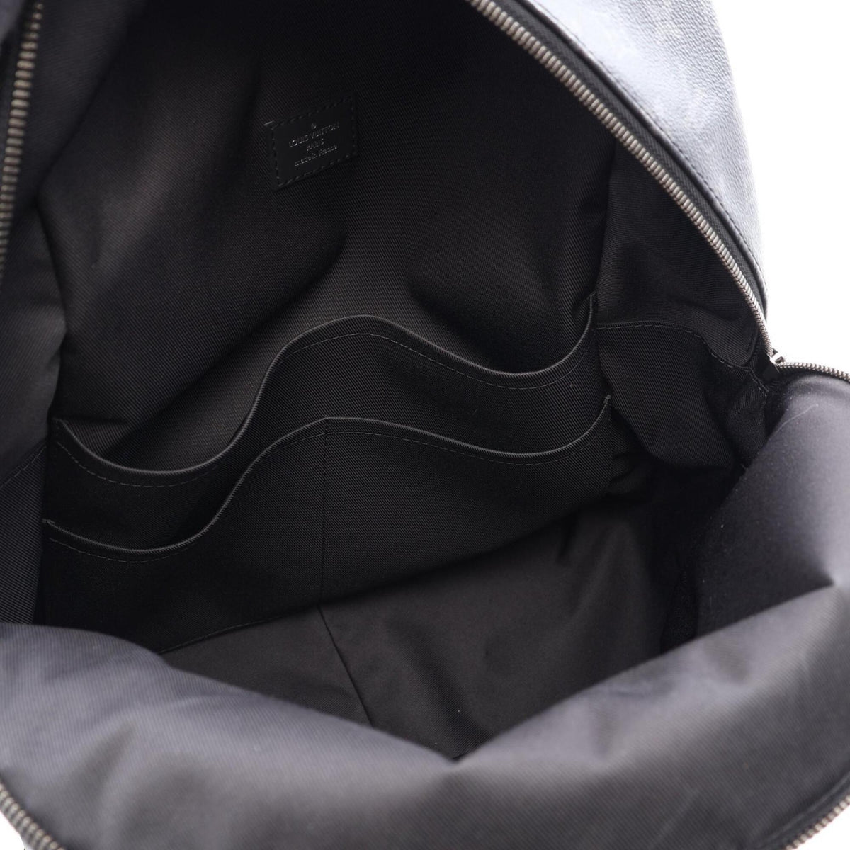 Louis Vuitton Black Monogram Eclipse Monogram Eclipse Leather Backpack (Pre-Owned)