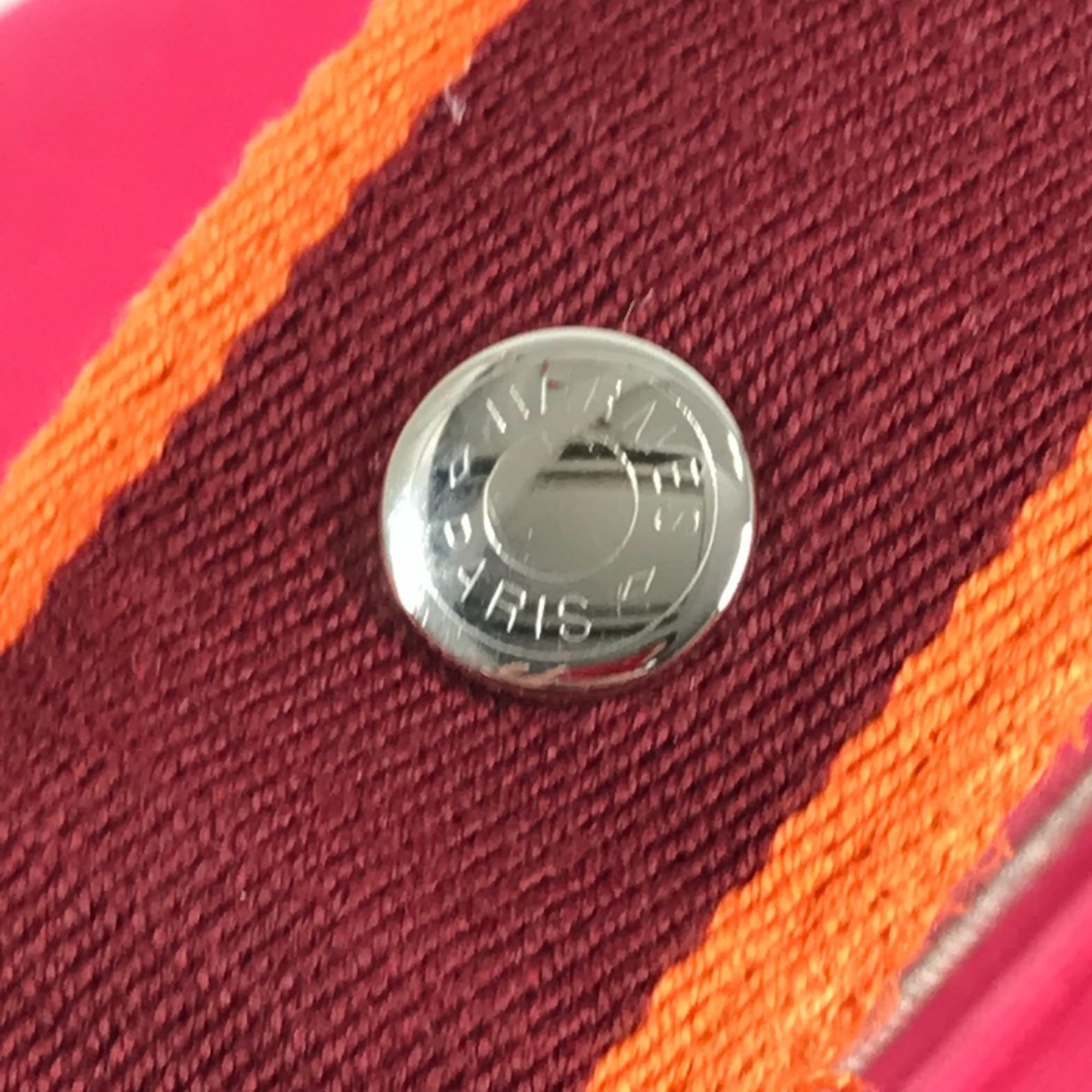 Hermes Pink Cotton Pouch Vanity Bag (Pre-Owned)