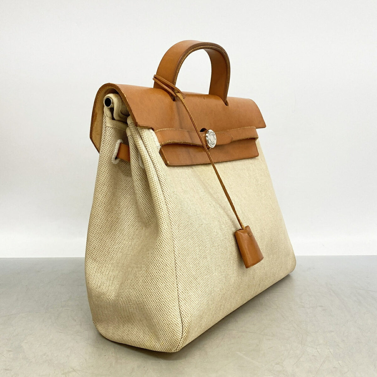 Hermes Natural Toile H Backpack (Pre-Owned)