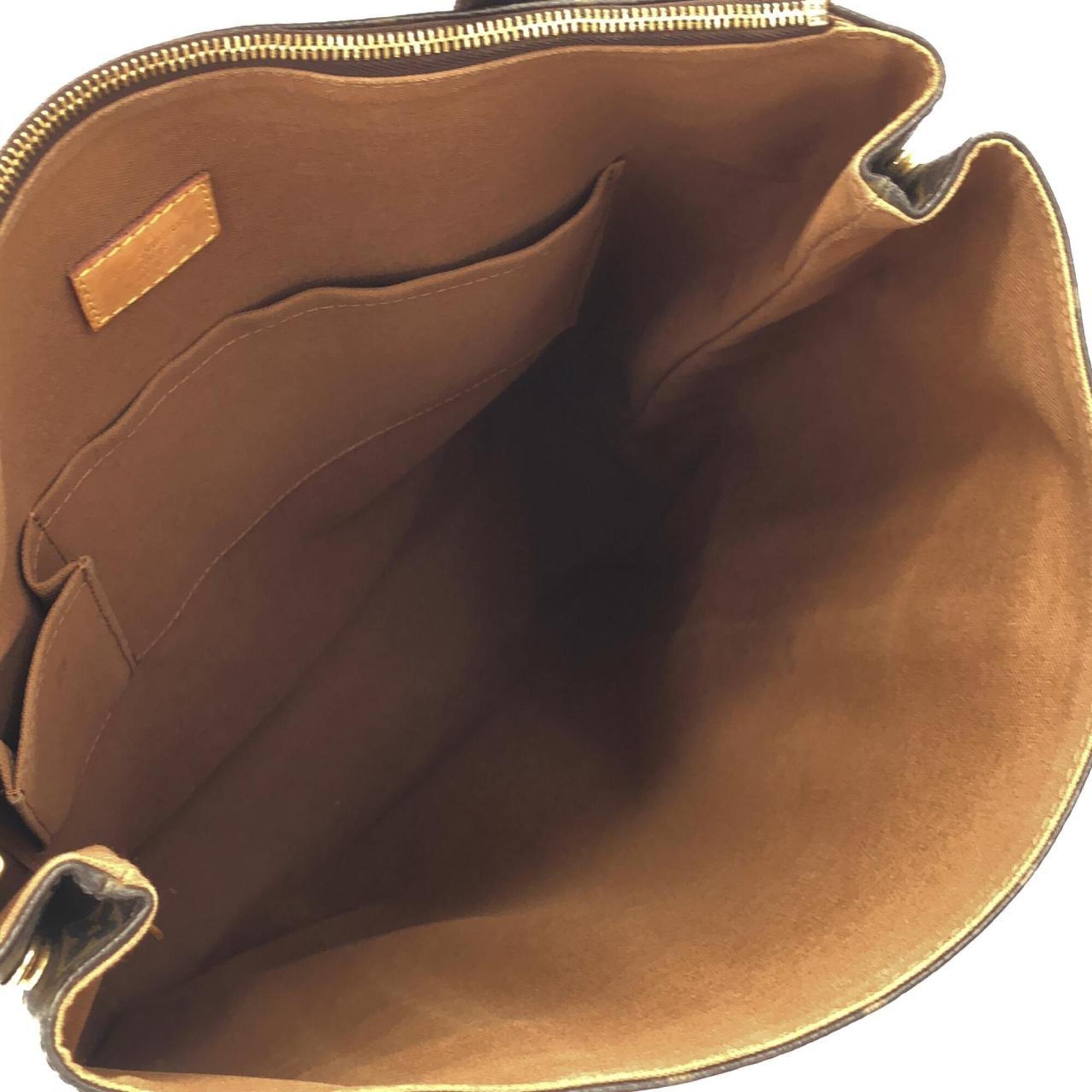 Louis Vuitton Marron Coated Canvas Handbag (Pre-Owned)