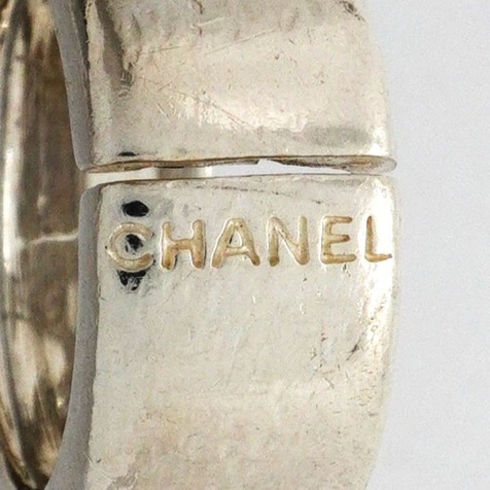 Chanel Silver 925 Band Ring (Pre-Owned)