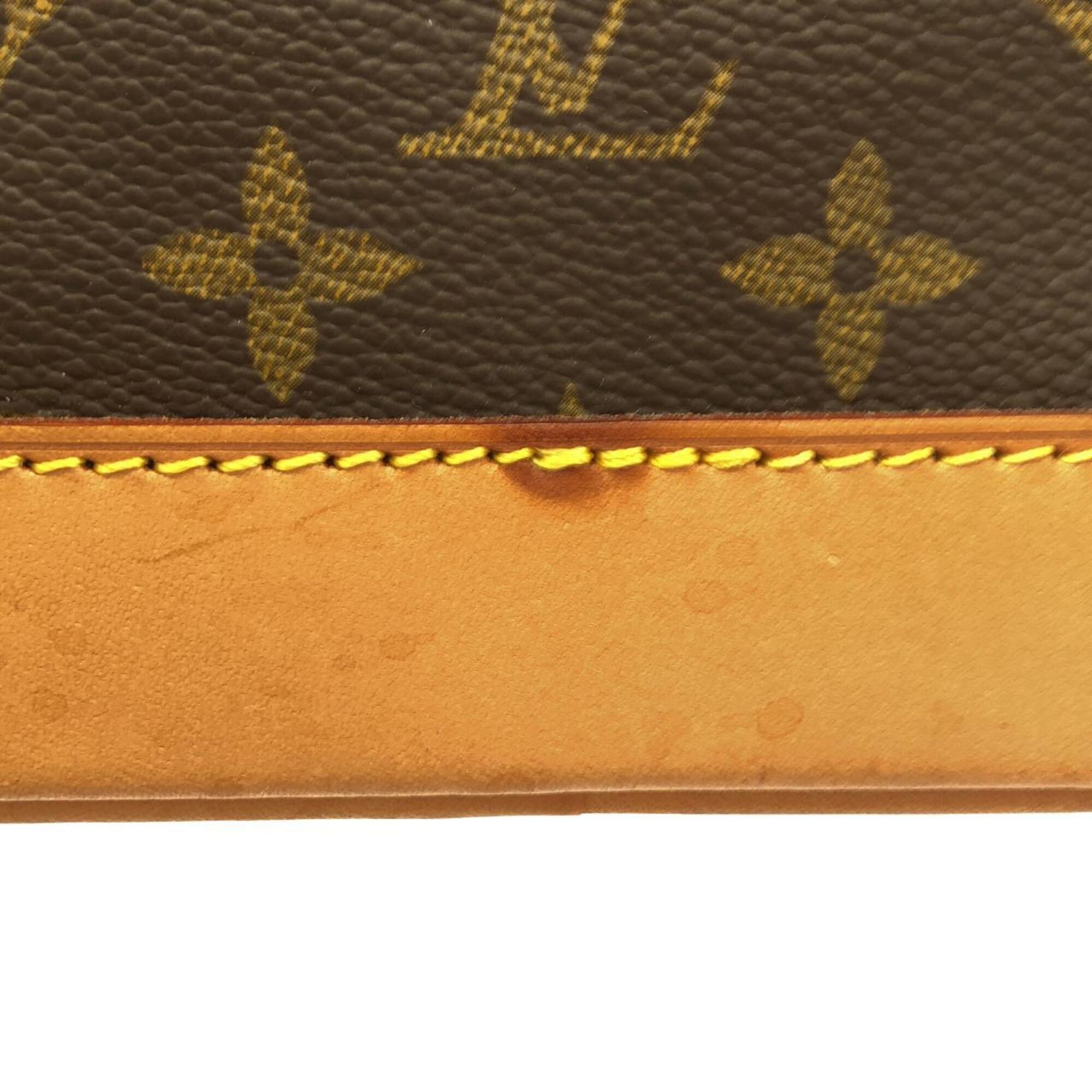 Louis Vuitton Marron Coated Canvas Handbag (Pre-Owned)