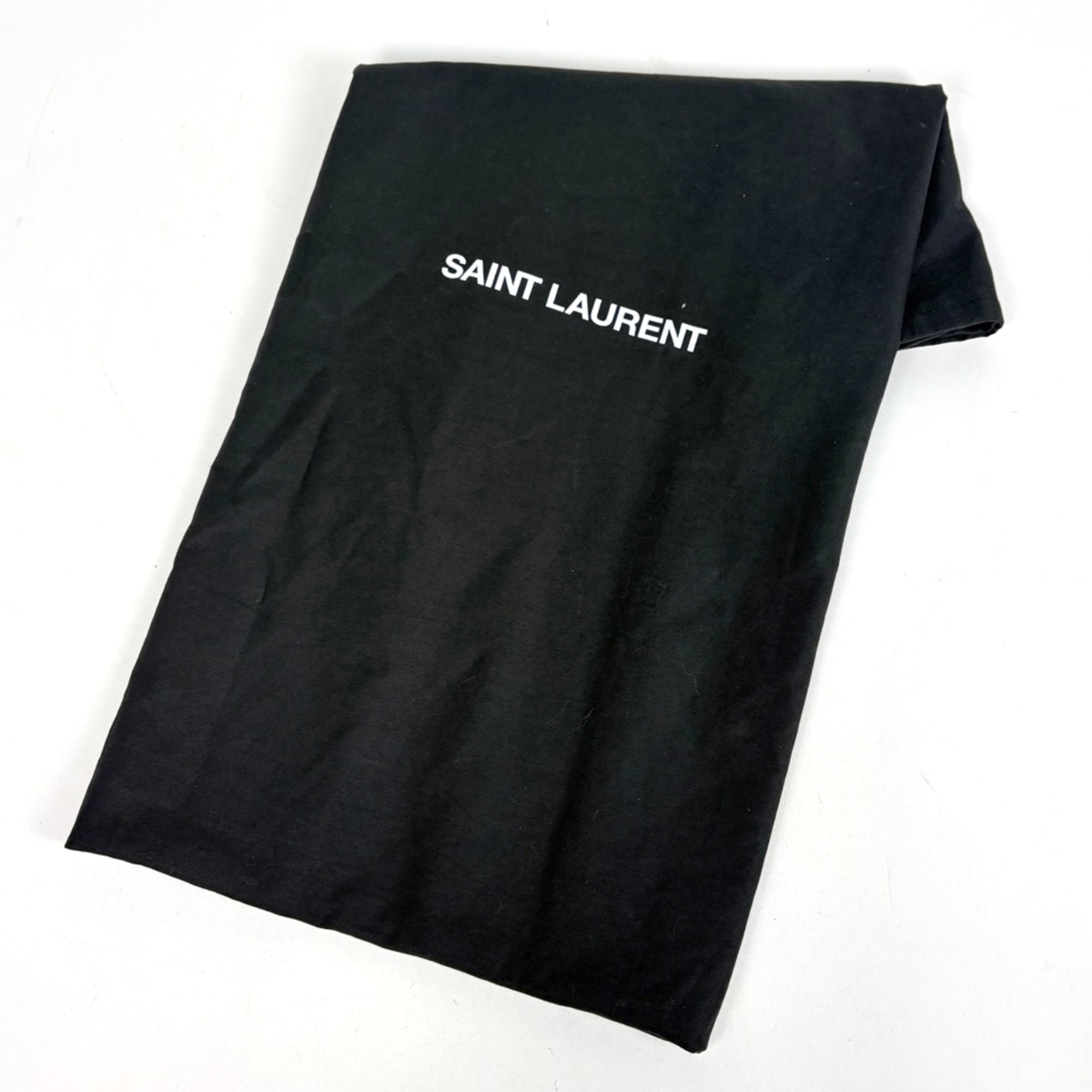 Saint Laurent Black Pink Felt Leather Tote Bag (Pre-Owned)