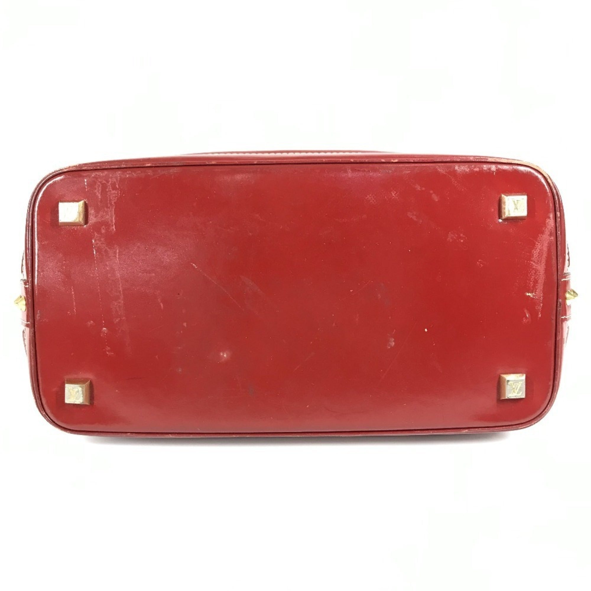 Louis Vuitton Red Color Tanami Suhali Leather Handbag Tote Bag (Pre-Owned)