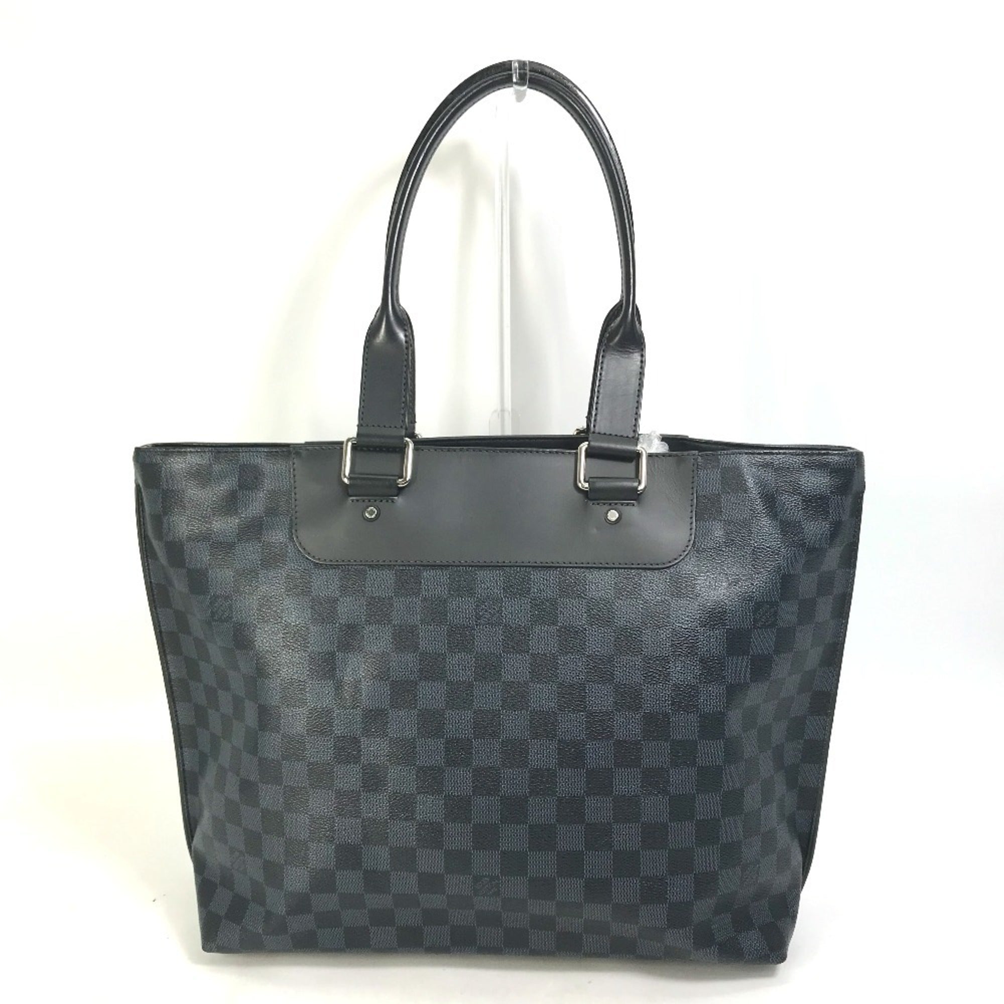 Louis Vuitton Damier Cobalt Black Navy Shoulder Bag Tote Bag (Pre-Owned)