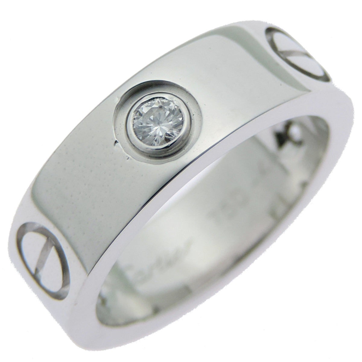 Cartier White Gold (18K) Band Ring (Pre-Owned)