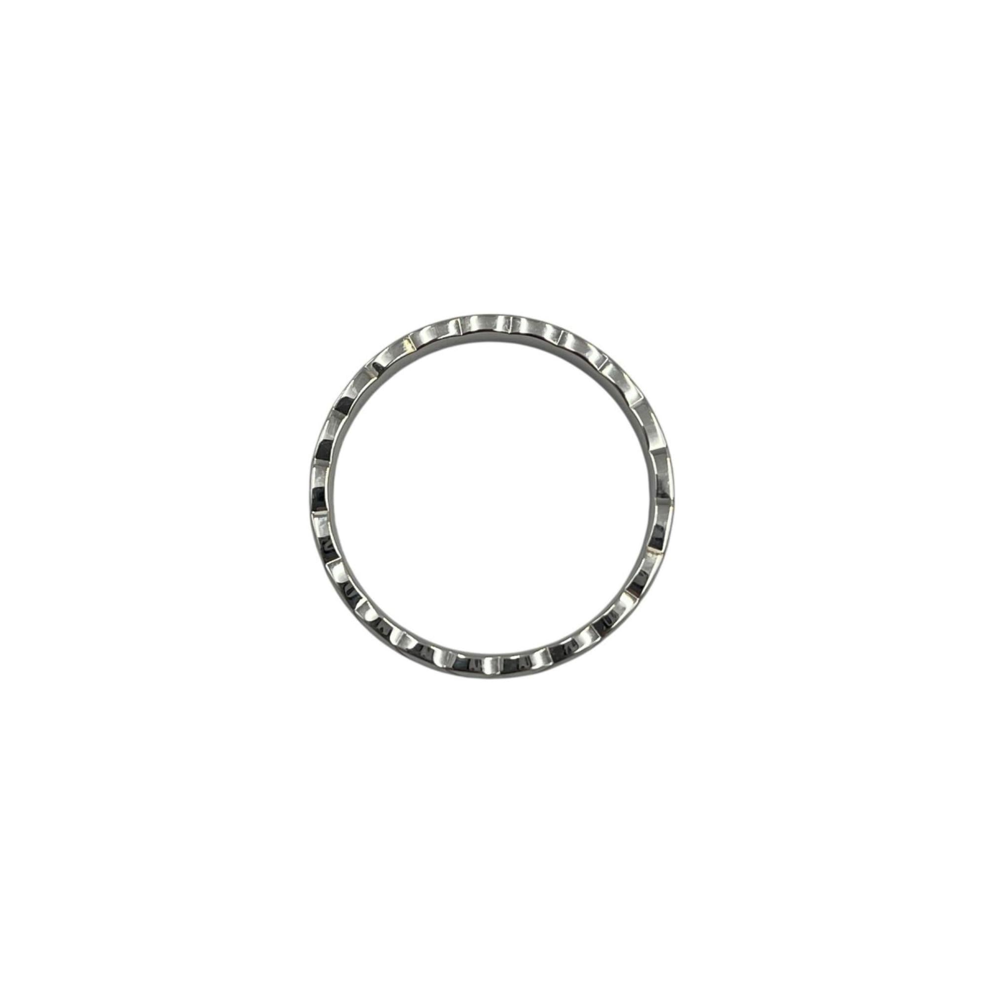 Chanel White White Gold (18K) Band Ring (Pre-Owned)
