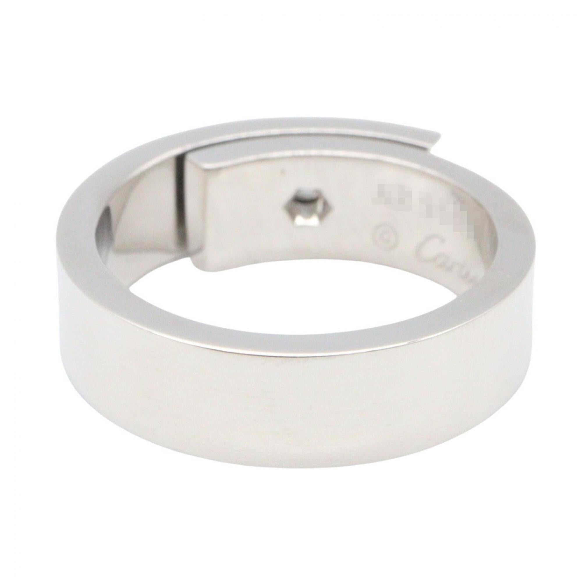 Cartier Clear White White Gold (18K) Anniversary Ring (Pre-Owned)