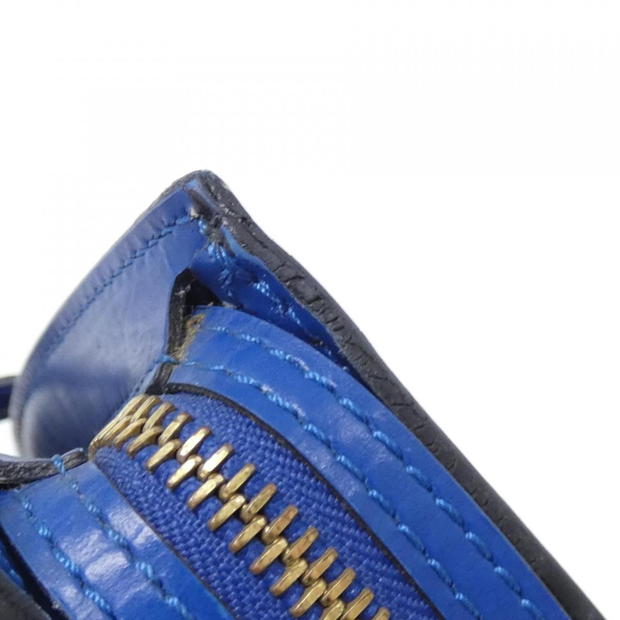 Louis Vuitton Blue Leather Handbag (Pre-Owned)