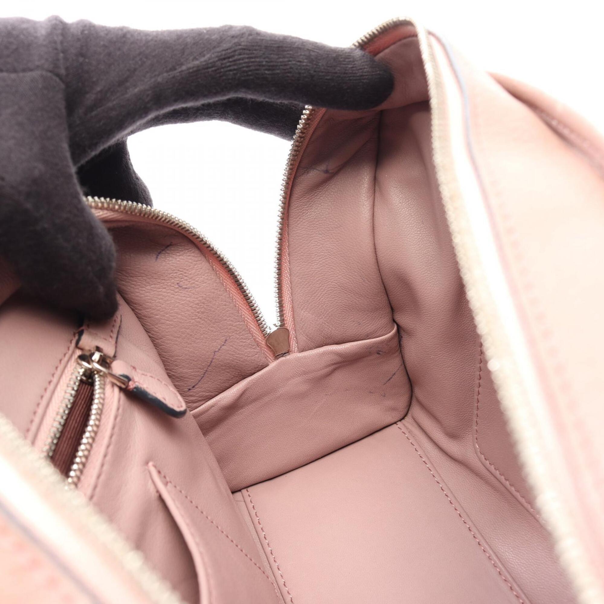 Loewe Pink Leather Handbag (Pre-Owned)