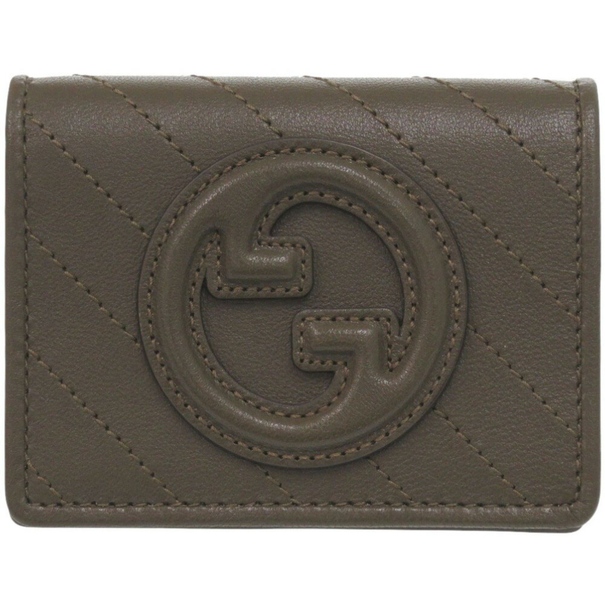 Gucci Brown Leather Wallet (Bi-Fold) (Pre-Owned)