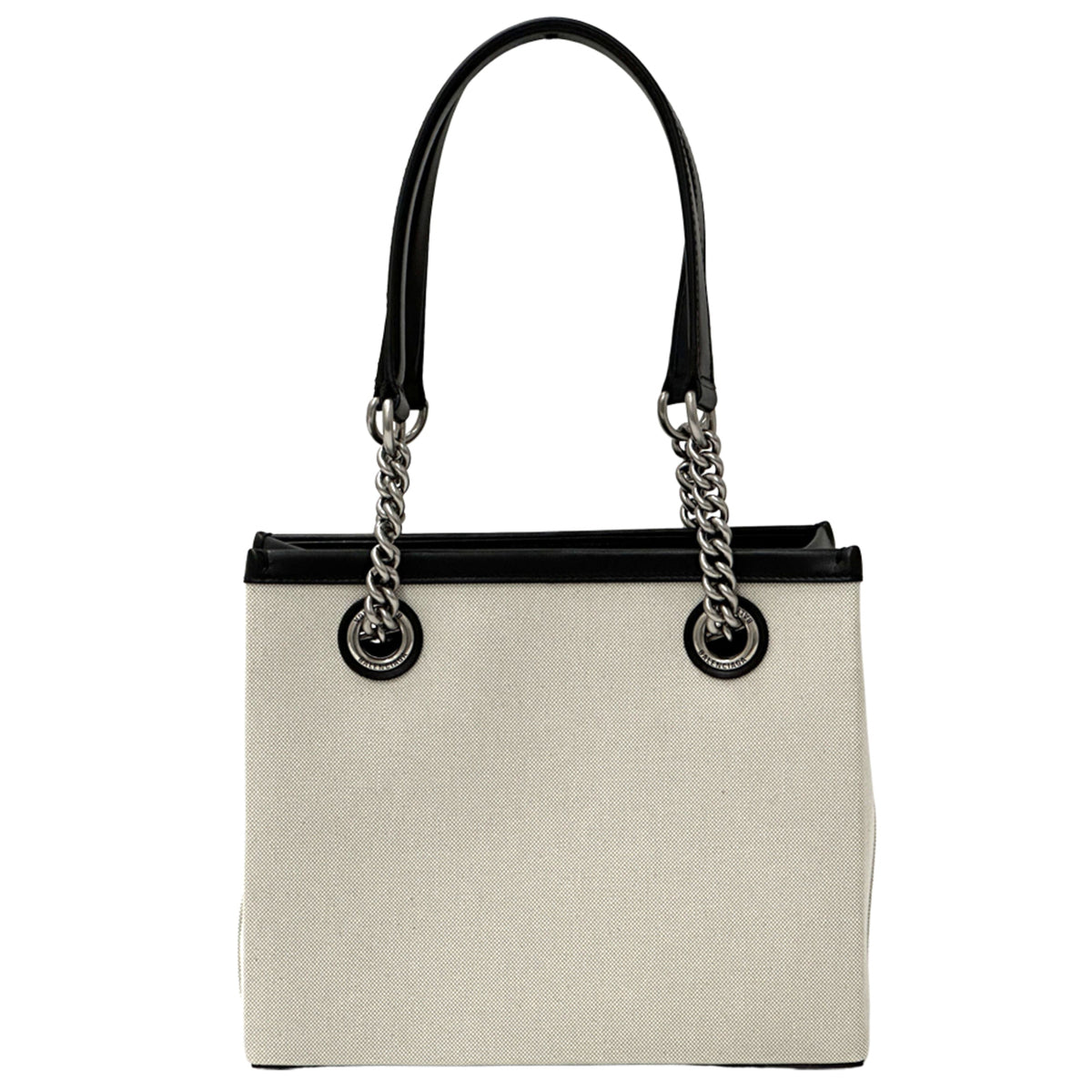 Balenciaga Black Canvas Handbag Shoulder Bag Tote Bag (Pre-Owned)