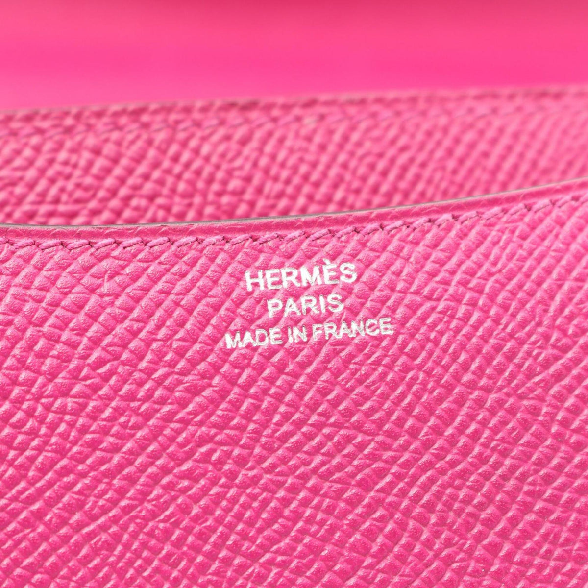 Hermes Pink Rose Purple Epsom Leather Shoulder Bag (Pre-Owned)