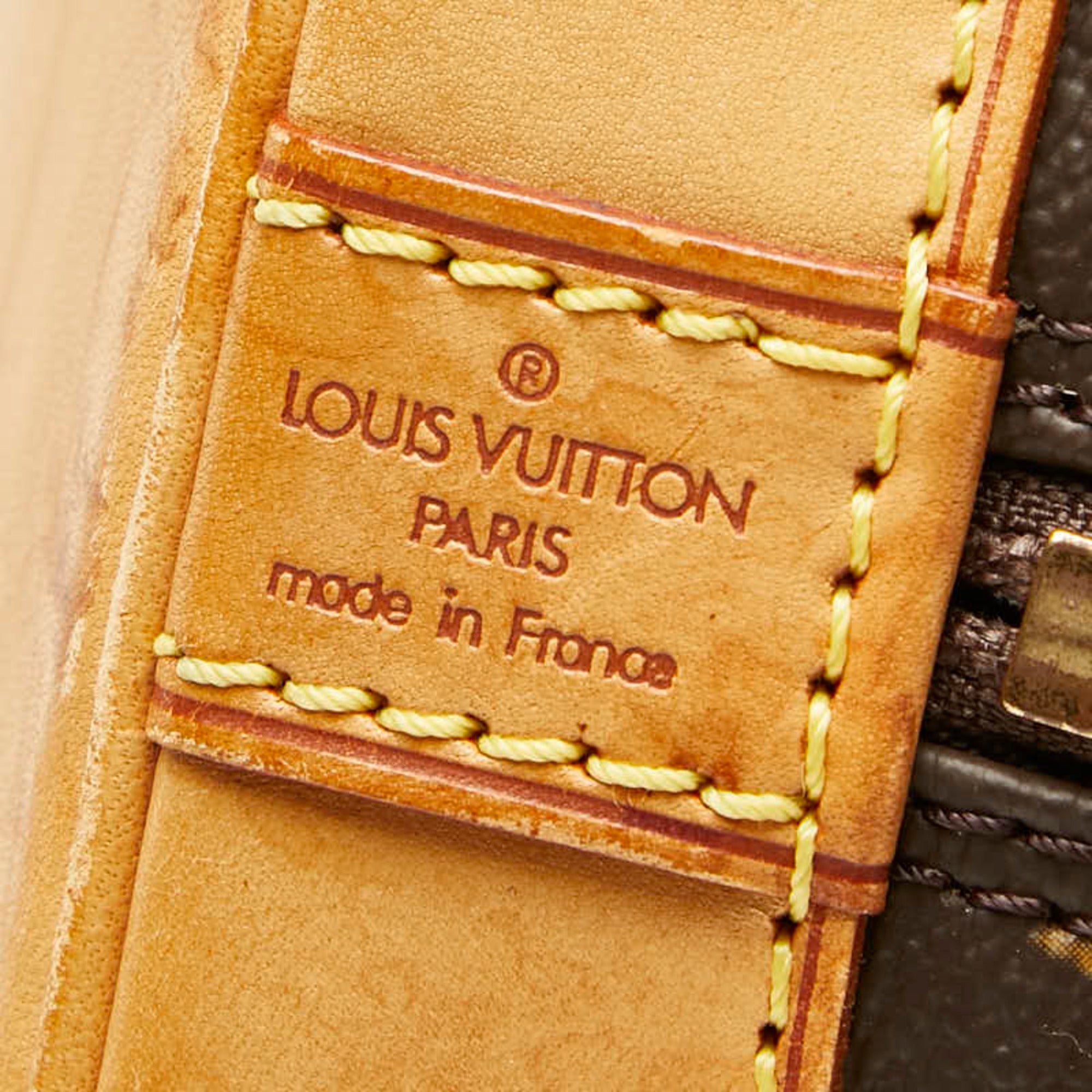 Louis Vuitton Brown Pvc Leather Handbag (Pre-Owned)
