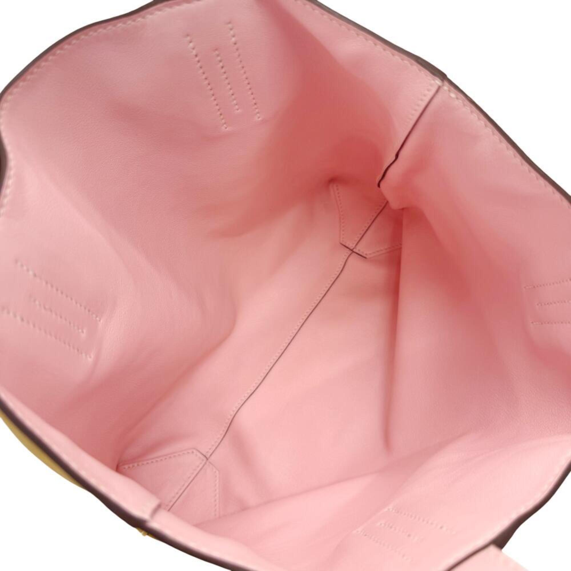 Hermes Rose Sakura Leather Tote Bag (Pre-Owned)