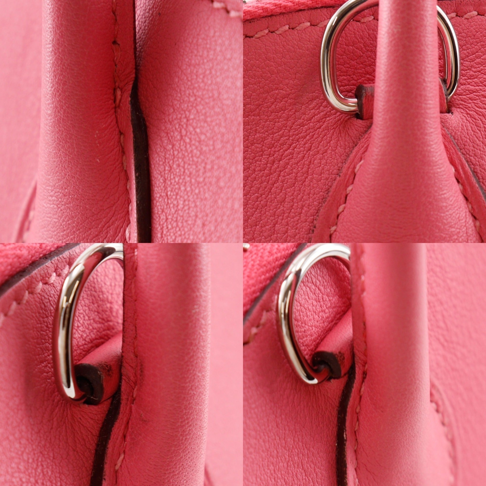 Hermes Pink Swift Leather Handbag (Pre-Owned)