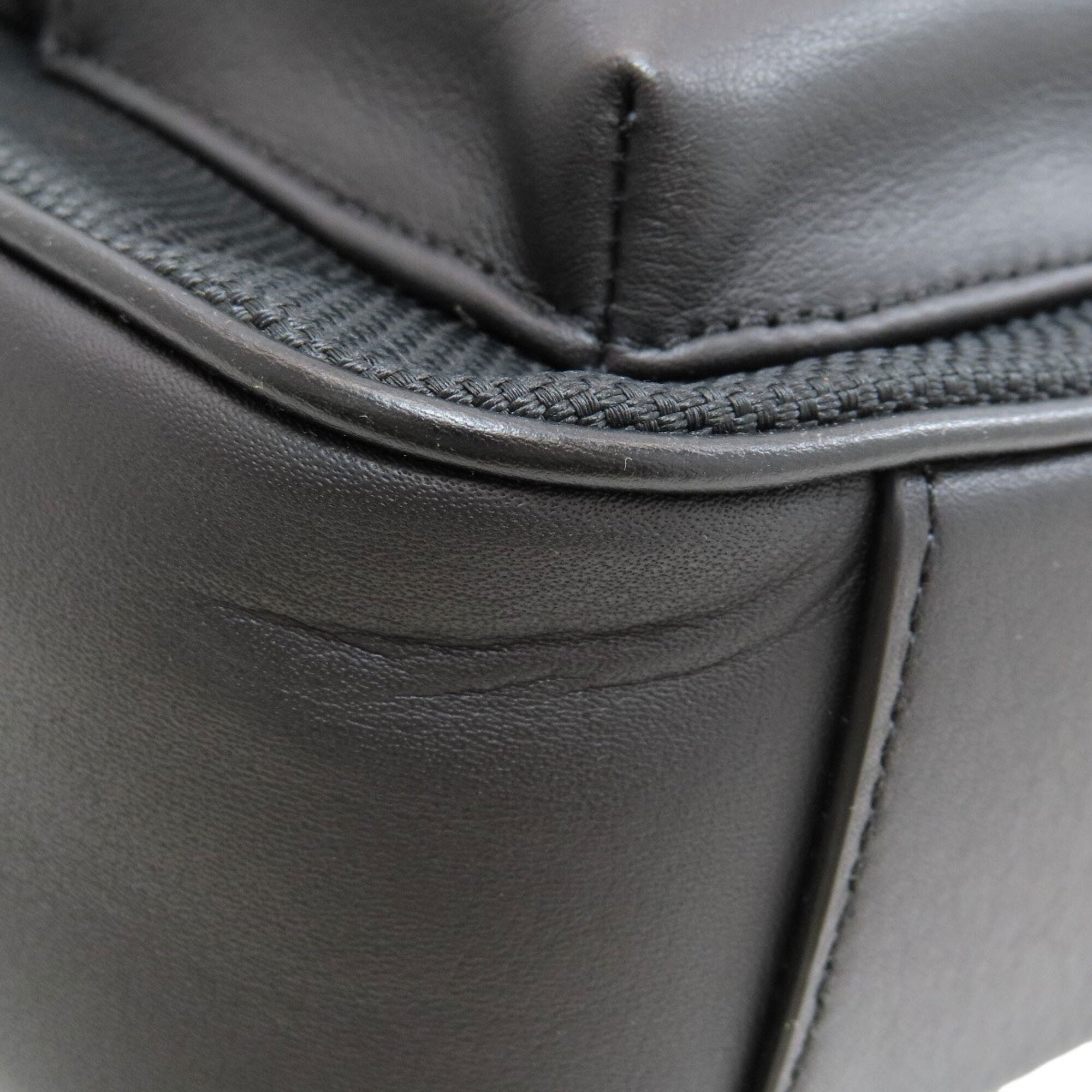 Coach Black Leather Briefcase (Pre-Owned)