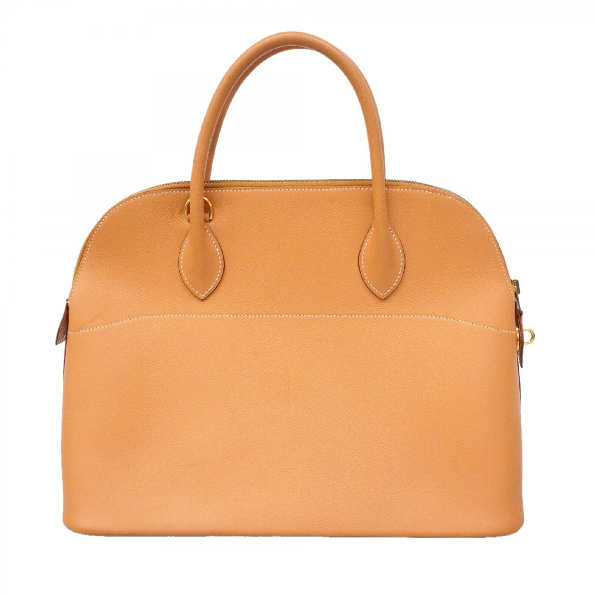 Hermes Natural Sable Courchevel Leather Handbag (Pre-Owned)