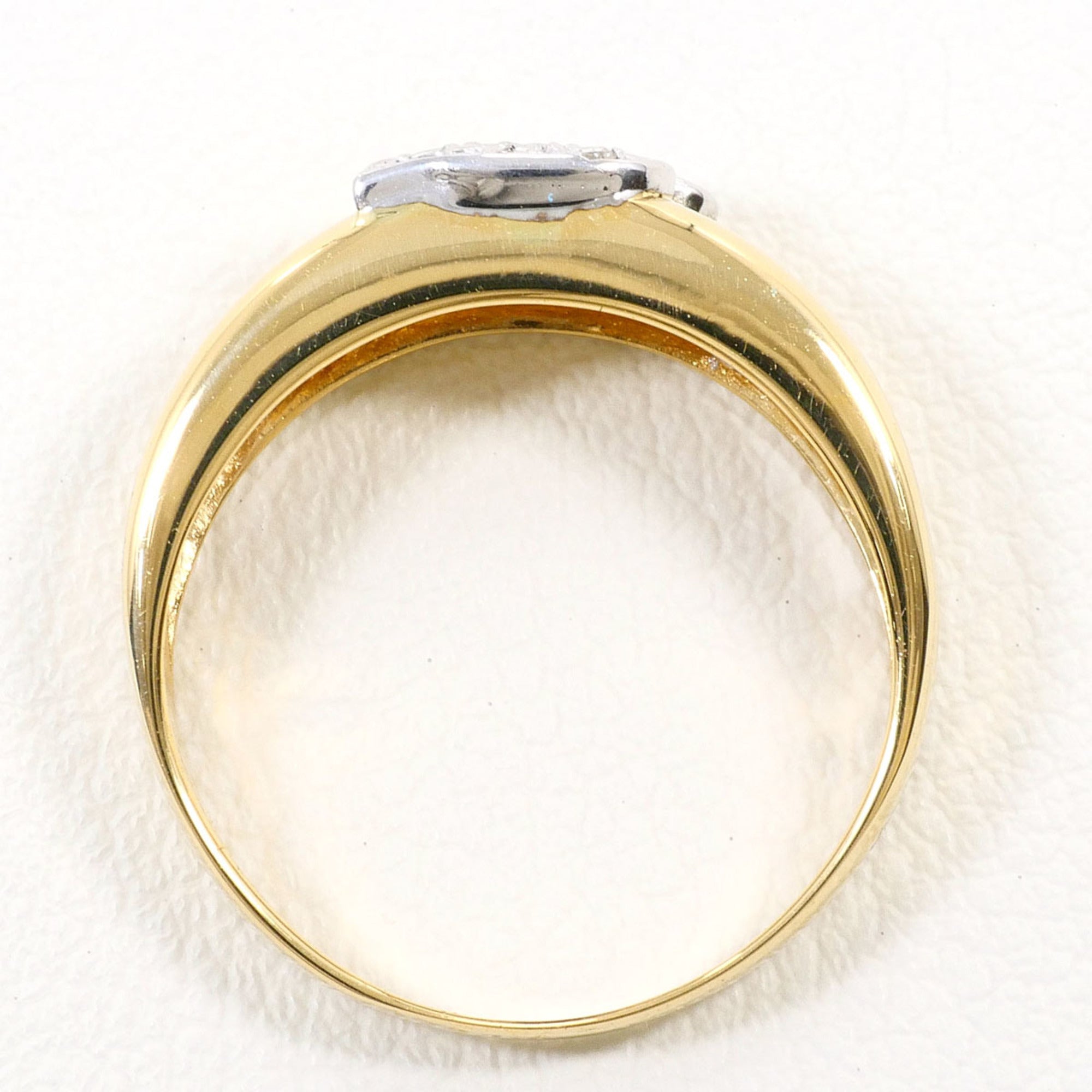Unbranded White Gold Yellow Gold Yellow Gold (18K) White Gold (18K) Band Ring (Pre-Owned)