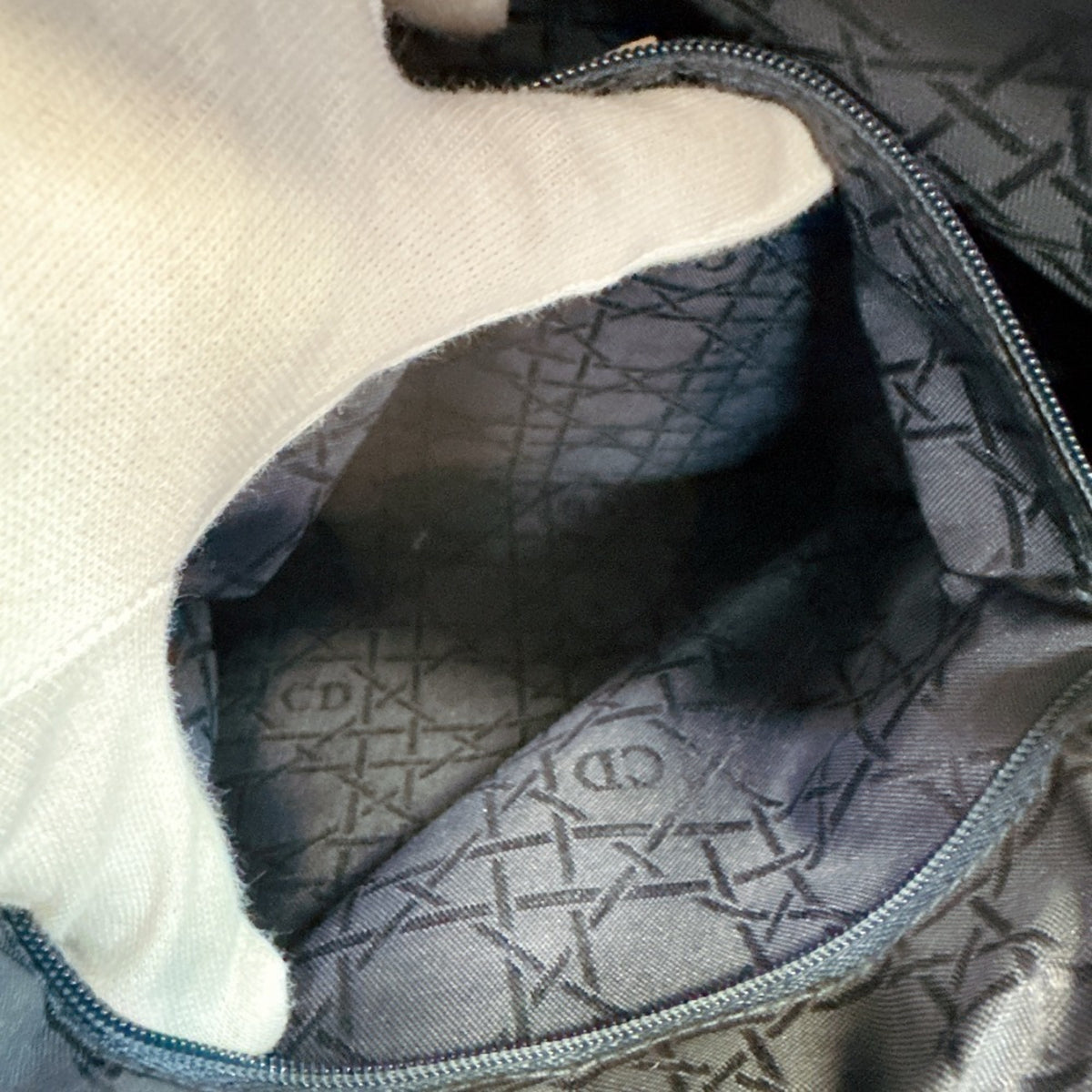 Christian Dior Blue Denim Backpack (Pre-Owned)