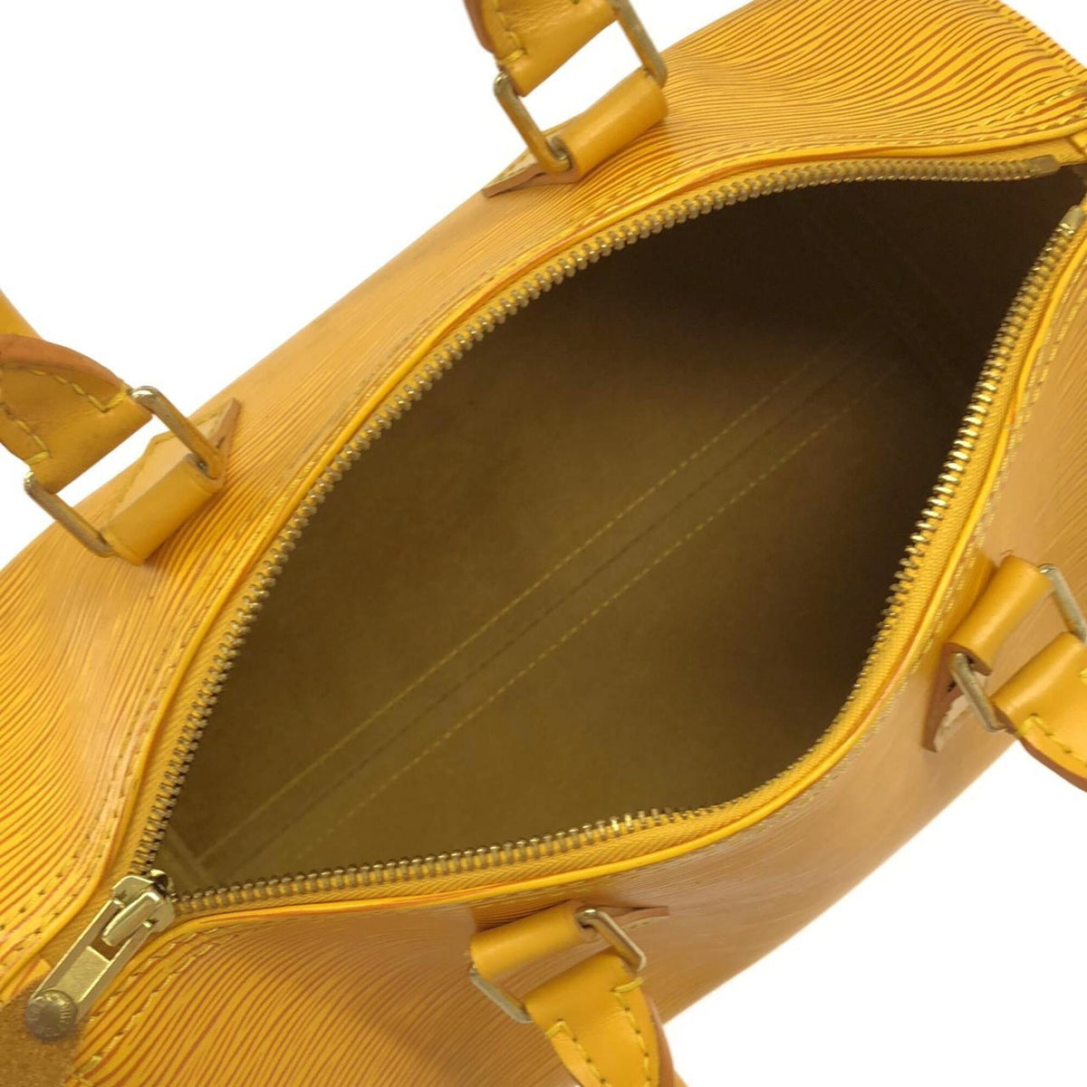 Louis Vuitton Yellow Leather Boston Bag (Pre-Owned)